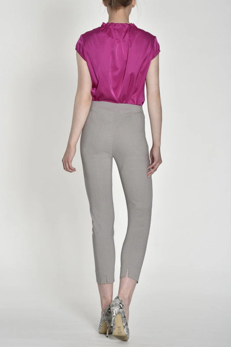 Rose 09 Ankle Grazer Trousers - Sand - Image 3