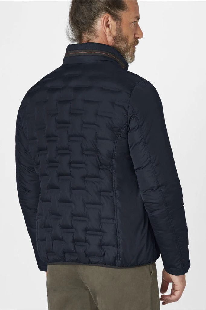 Apollo Water Resistant Recycled Down Jacket - Navy - Image 3