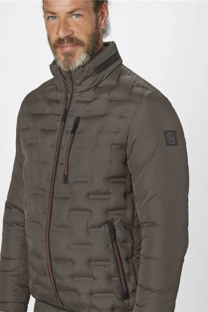 Apollo Water Resistant Recycled Down Jacket - Olive - Image 3