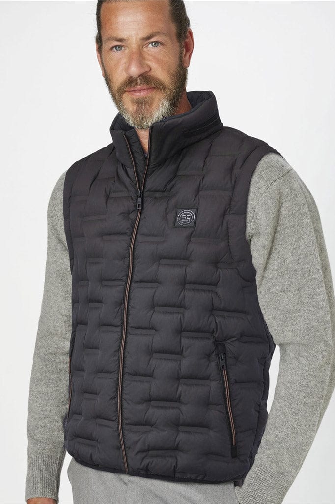 Ares Water Resistant Recycled Down Gilet - Navy - Image 2