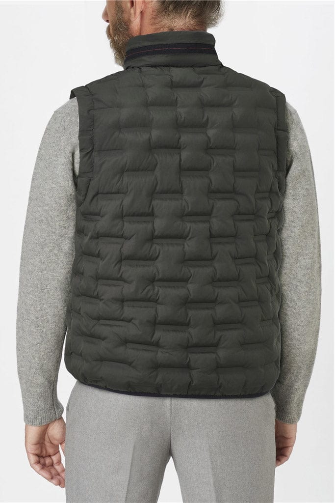 Ares Water Resistant Recycled Down Gilet - Olive - Image 3