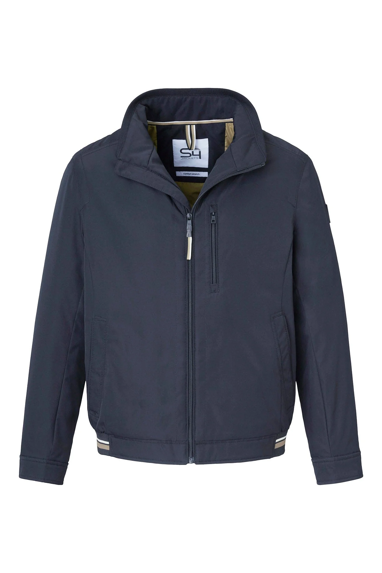 Duncan Water Repellent Harrington Jacket - Navy