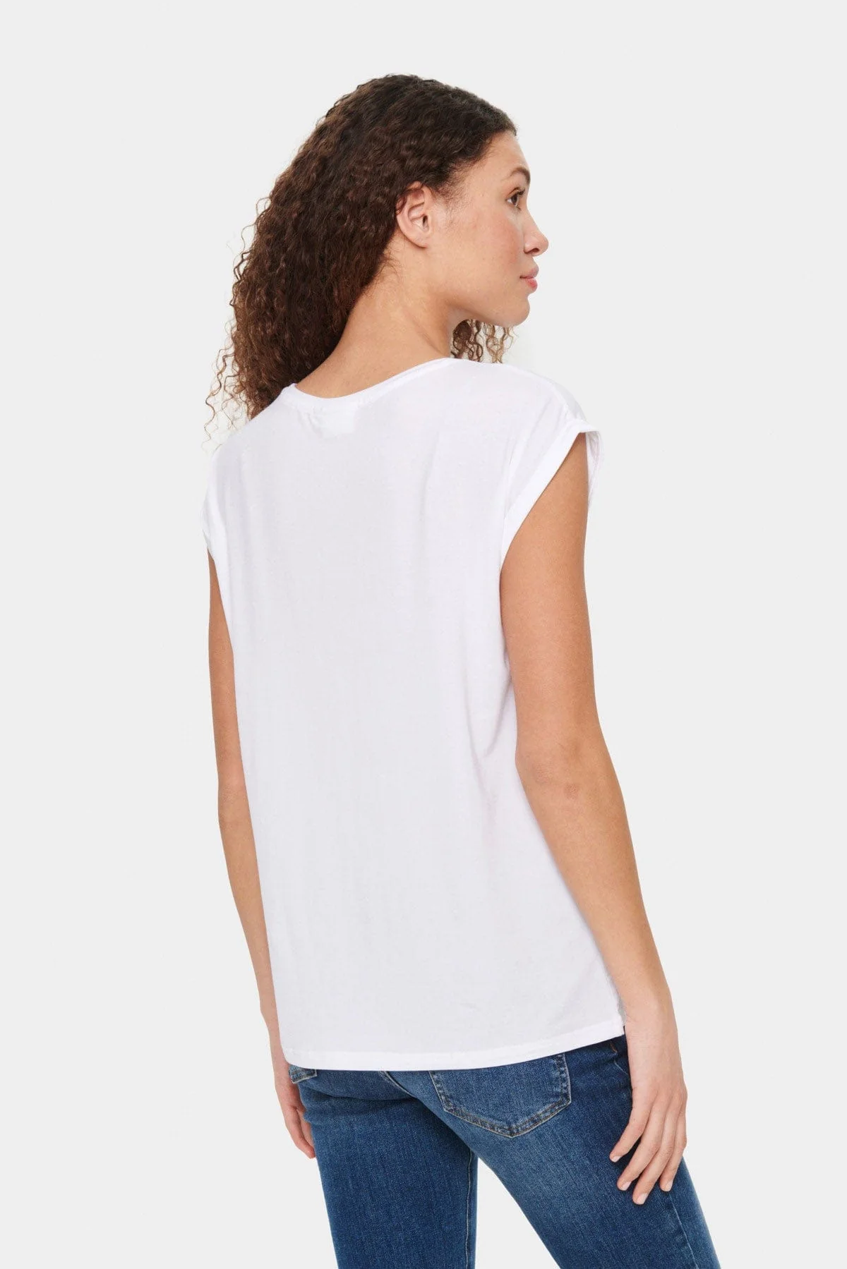 Adelia T-Shirt - Bright White - Image 4