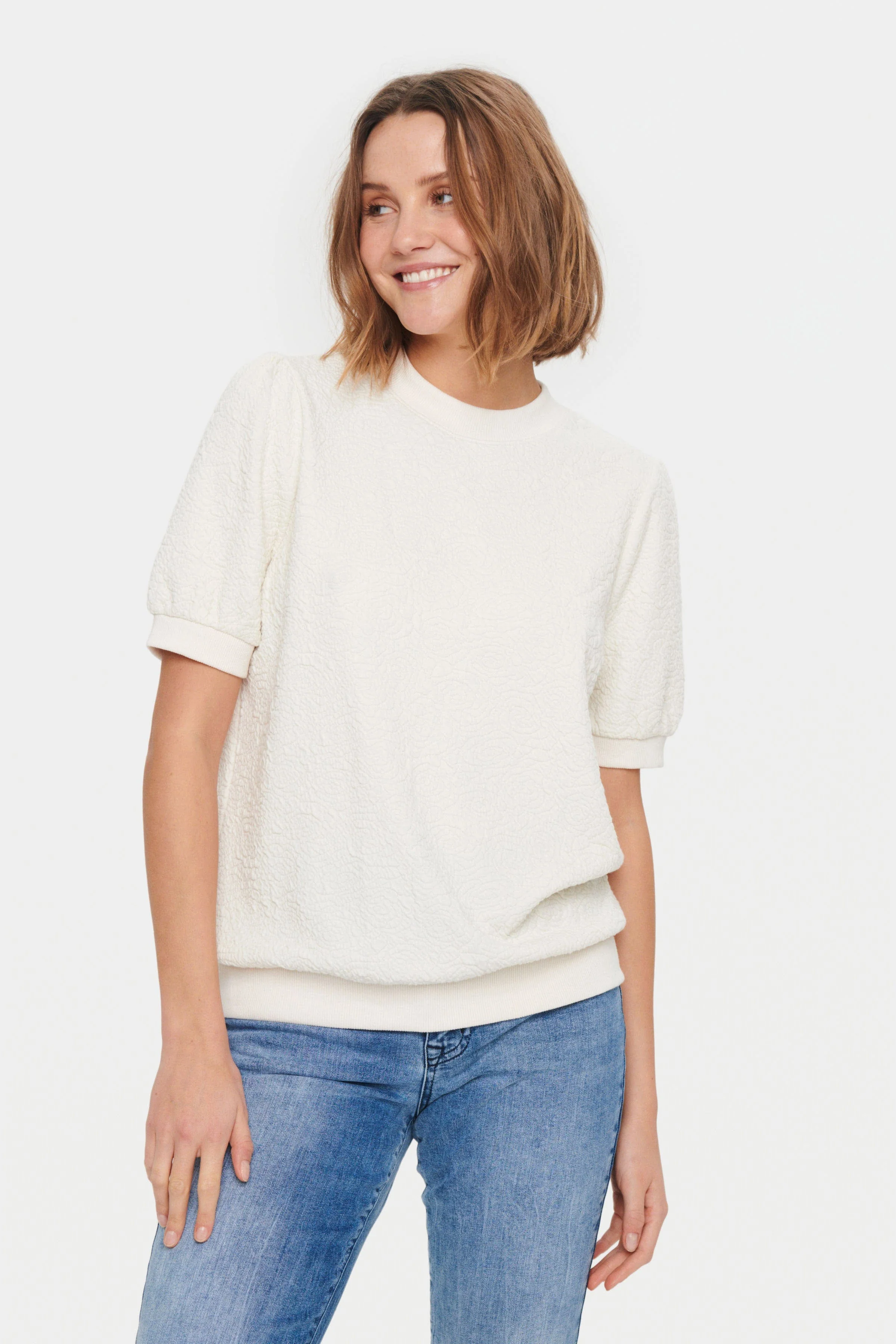Andy Short Sleeve Sweatshirt - Ice - Image 2