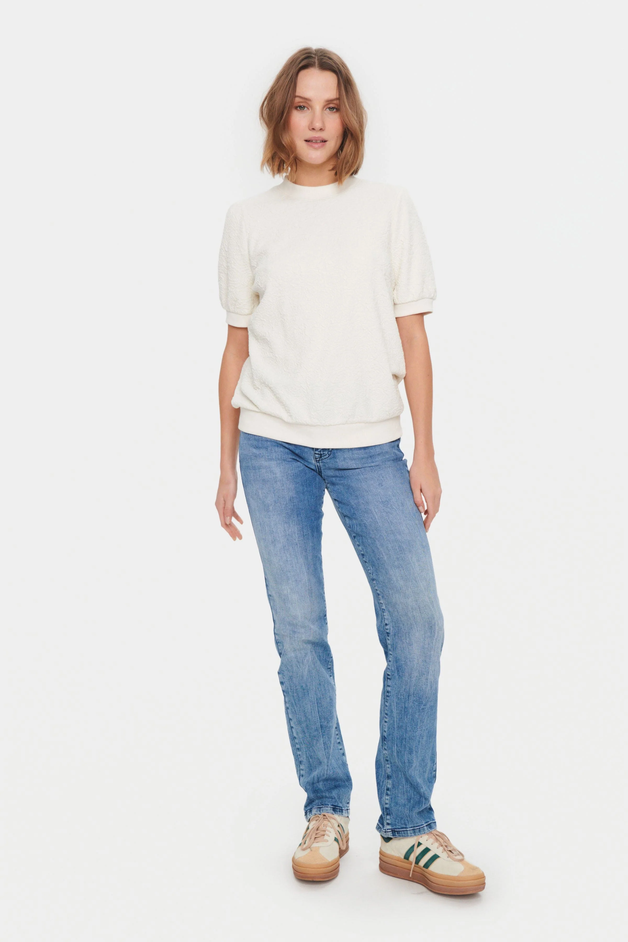 Andy Short Sleeve Sweatshirt - Ice - Image 4