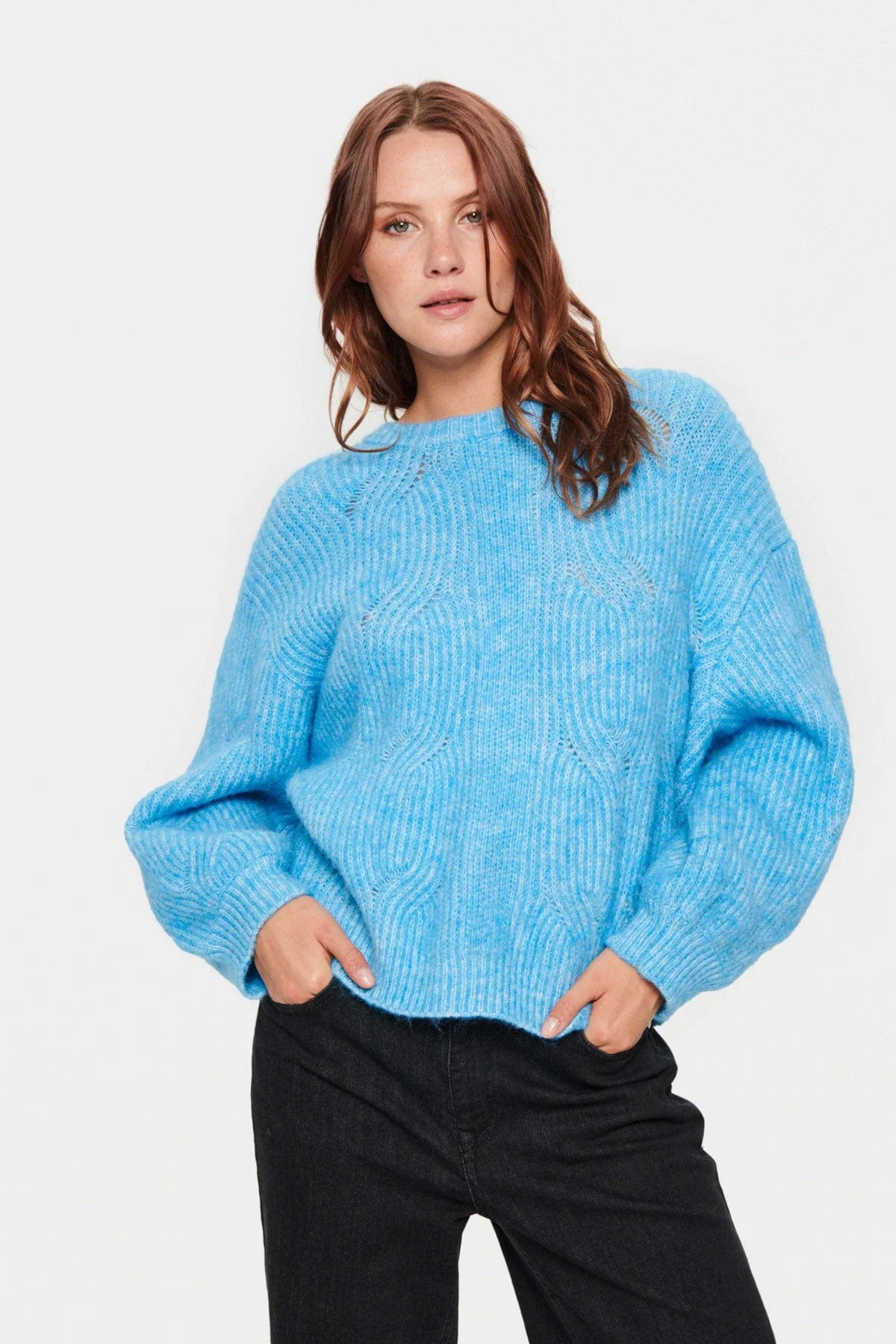 Arabella Jumper - Bonnie Blue Melange - Image 3