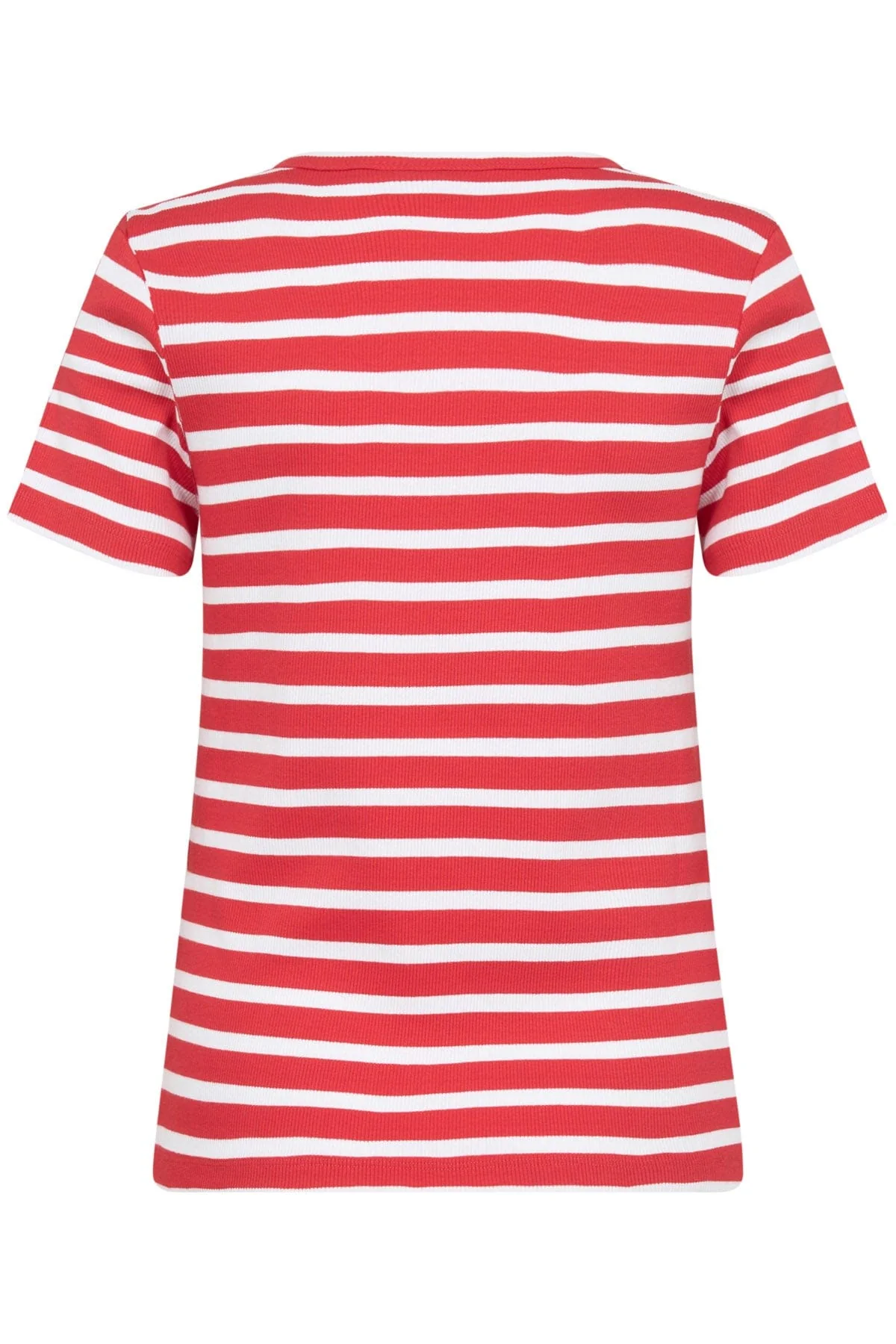 Aster Stripe T-Shirt - Flame White Stripe - Image 6