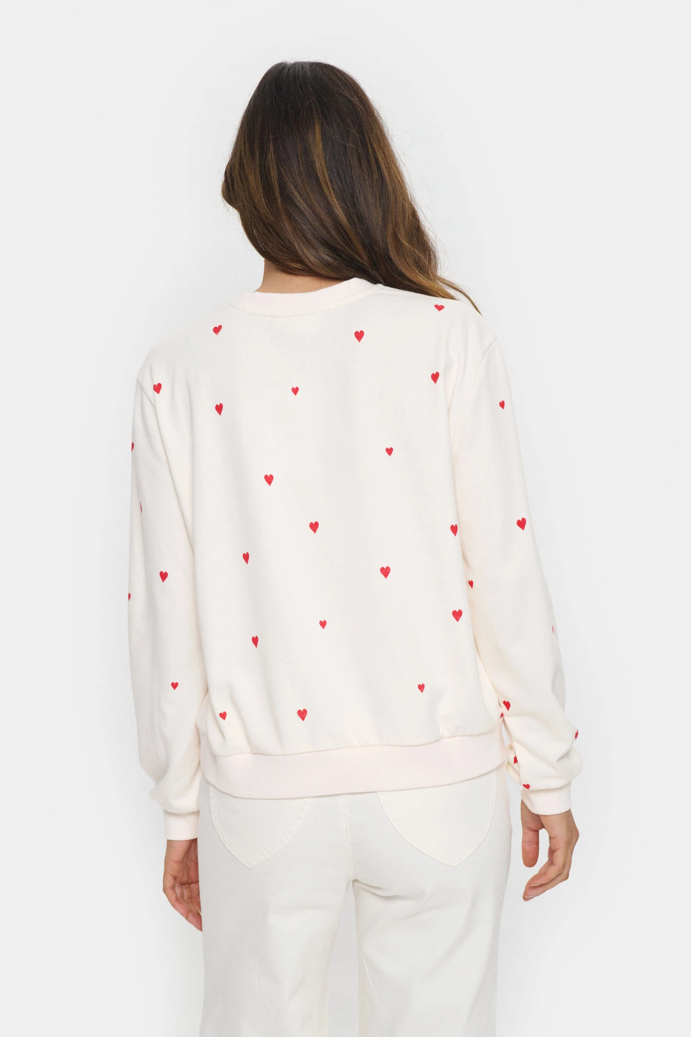 Dagna Printed Sweatshirt - Ice Flame Hearts - Image 4