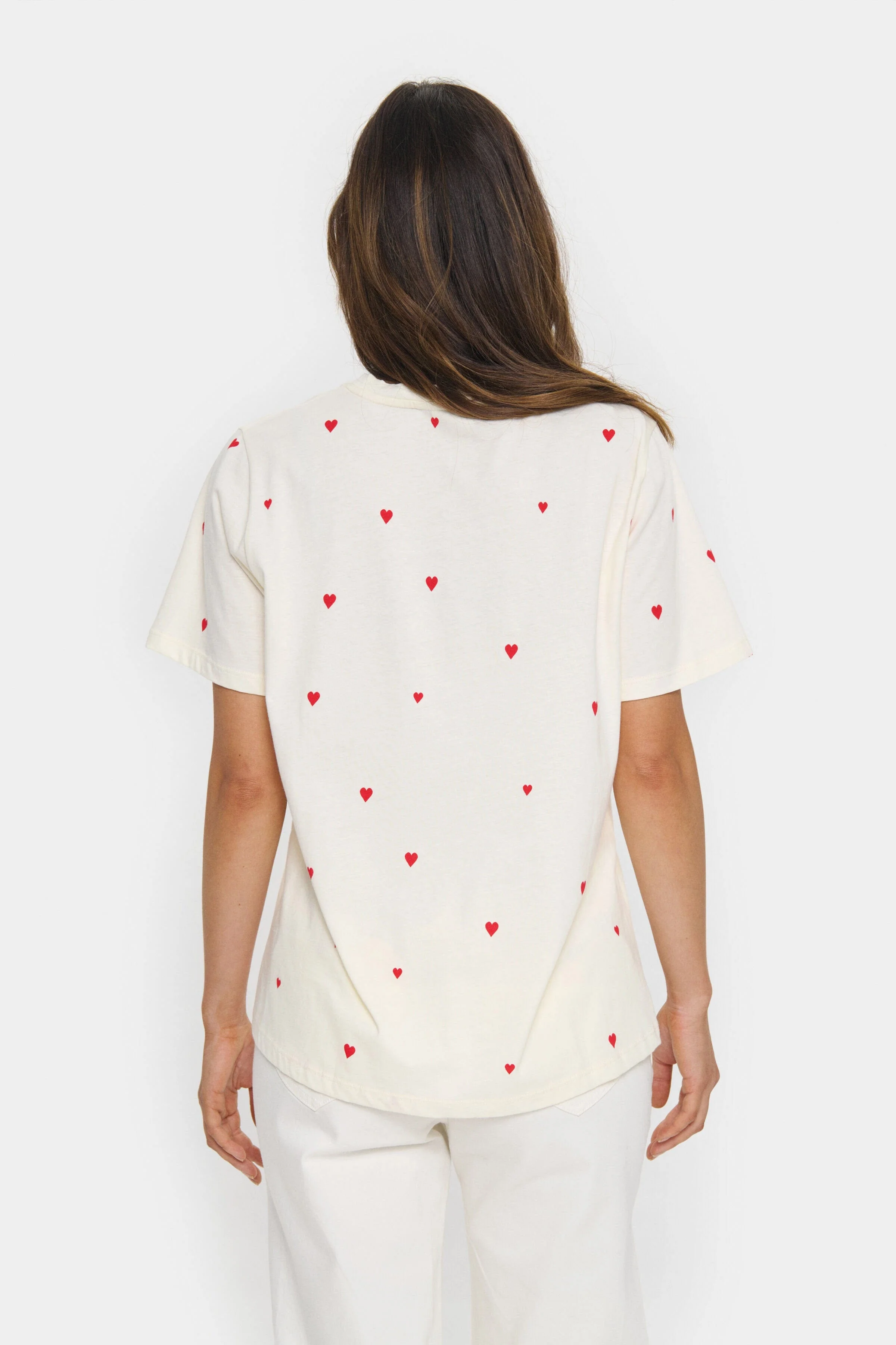 Dagni Printed T-Shirt - Ice Flame Hearts - Image 4