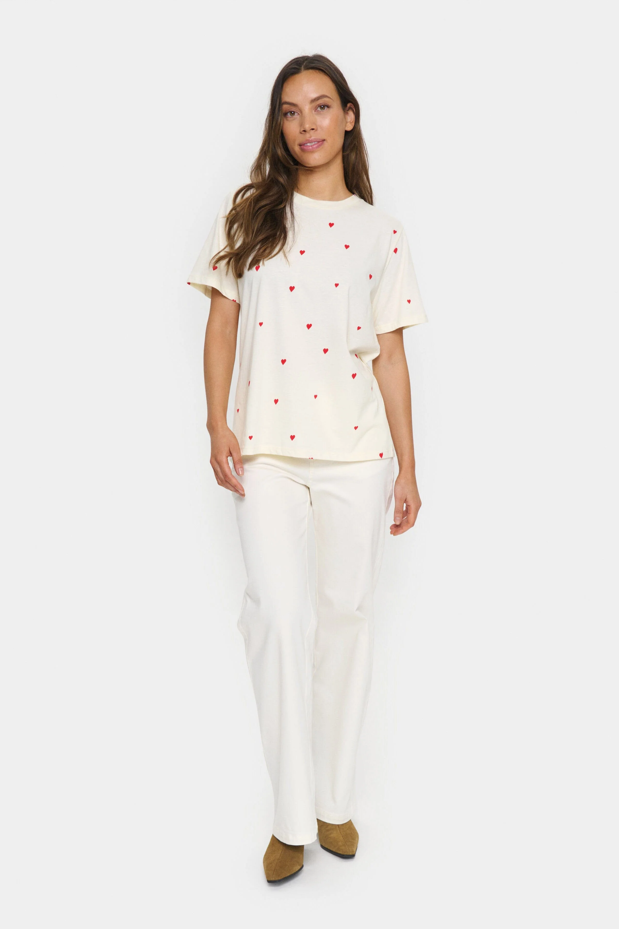 Dagni Printed T-Shirt - Ice Flame Hearts - Image 5