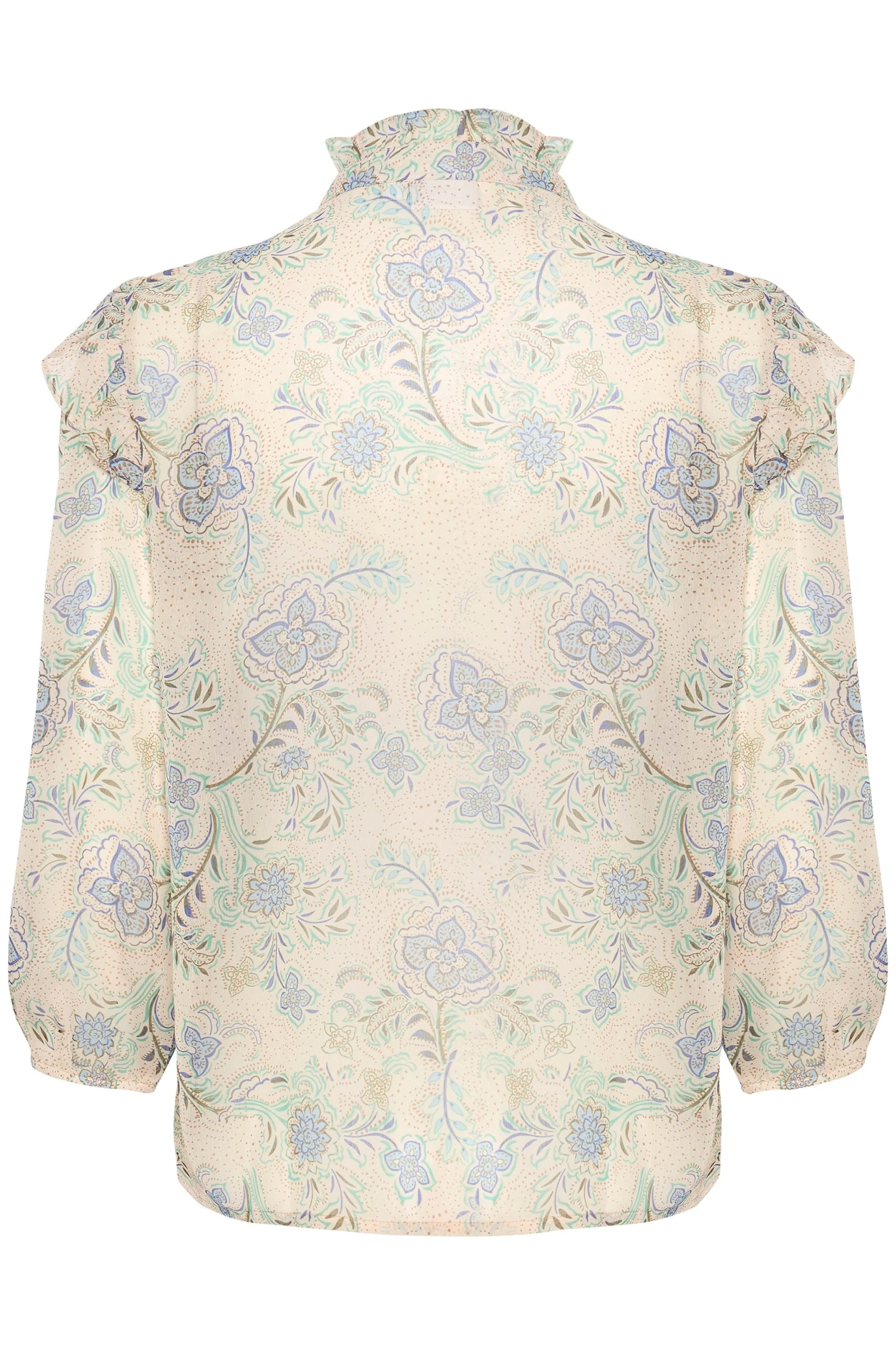 Doja Printed Blouse - Creme Vintage Paisley - Image 5