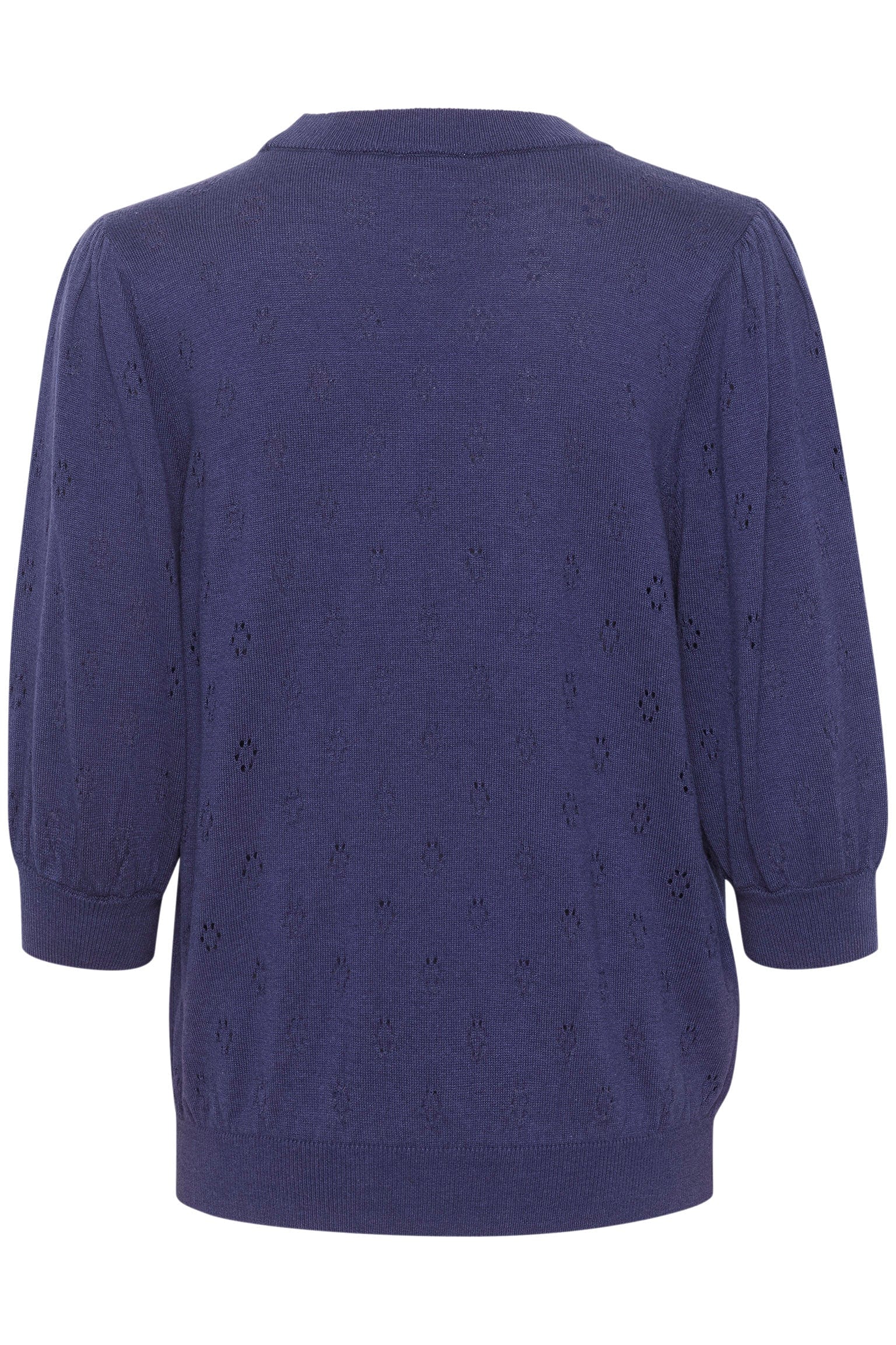 Doony Short Sleeve Knitted Jumper - Patriot Blue - Image 5