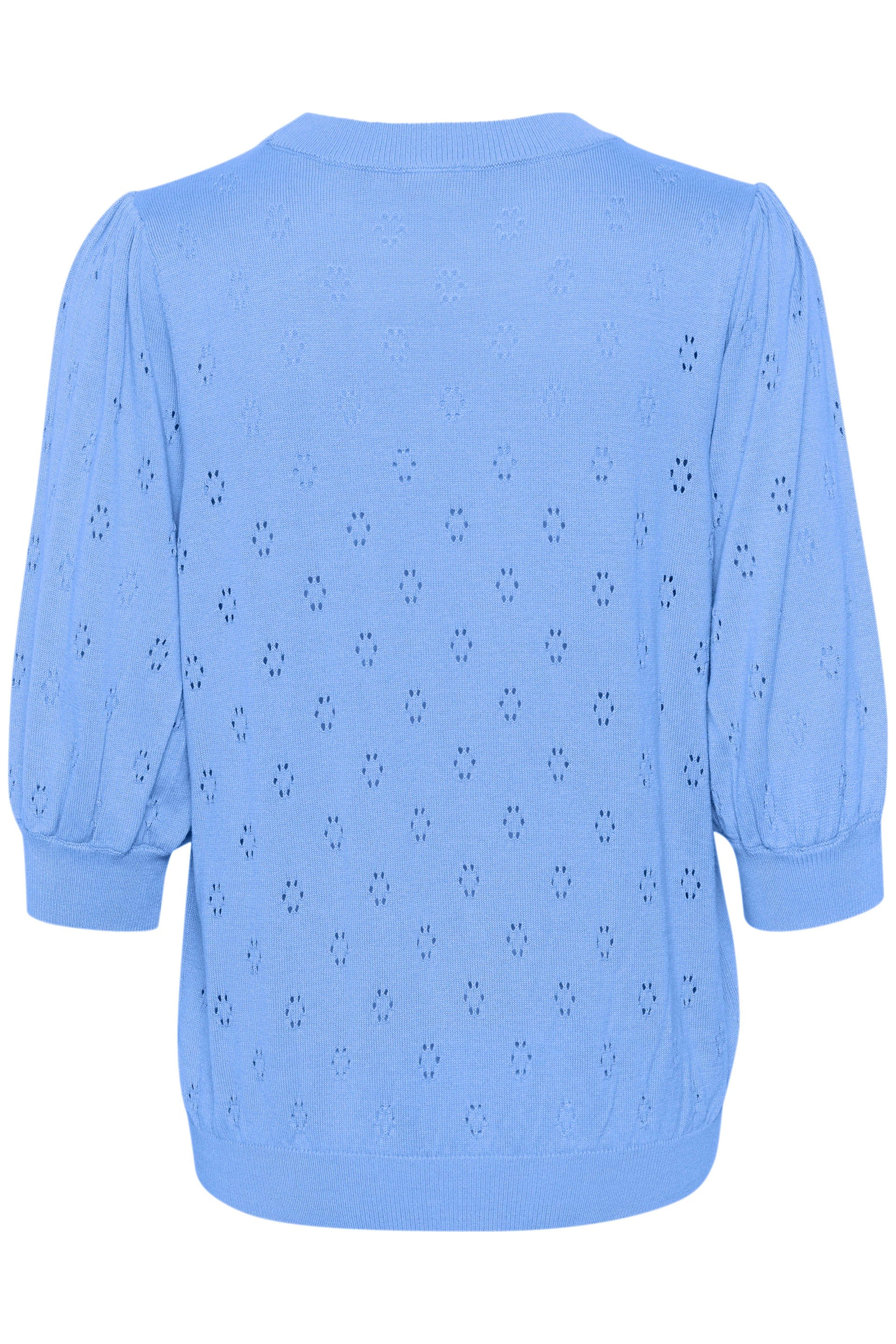 Doony Short Sleeve Knitted Jumper - Ultramarine - Image 5