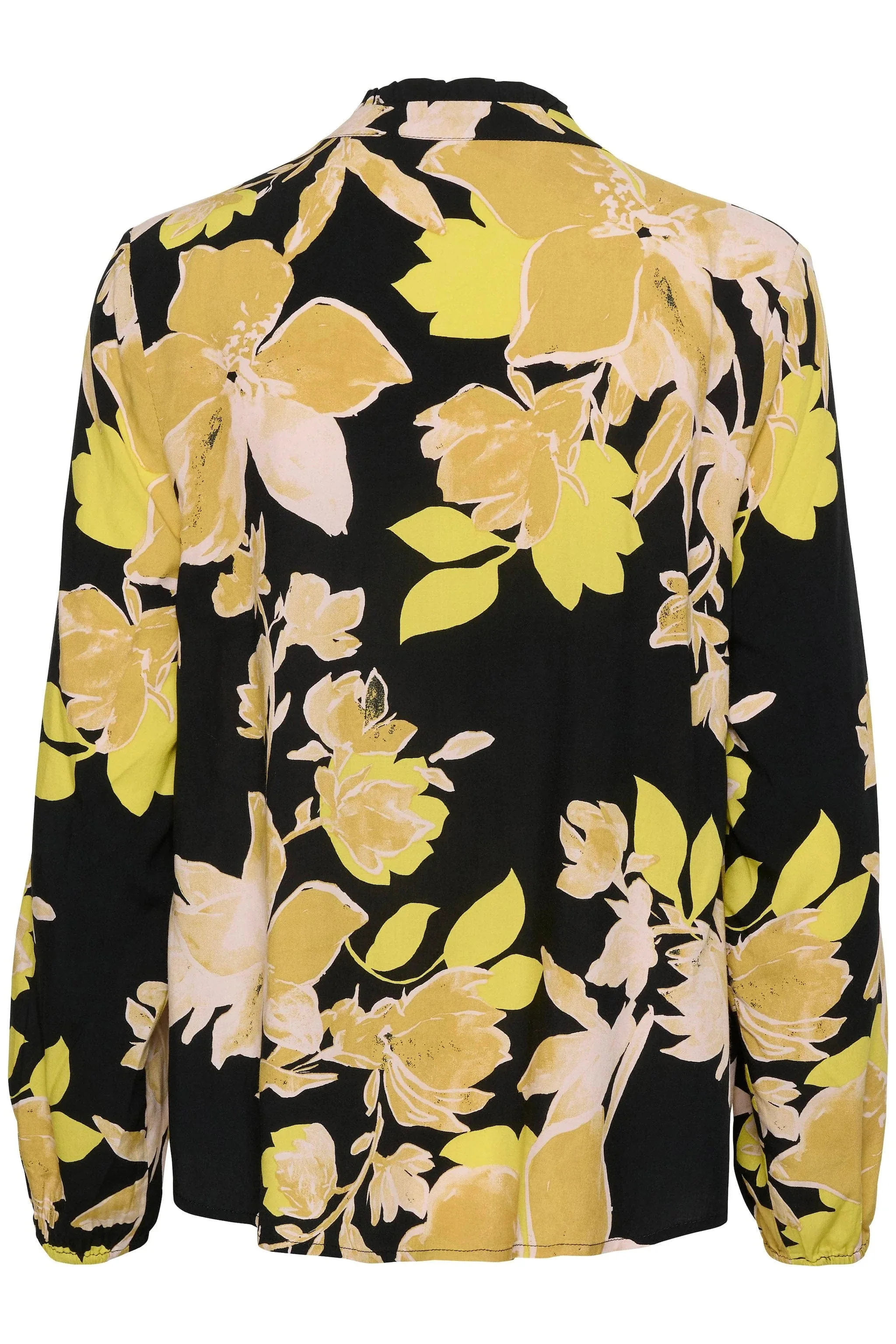 Eda Printed Blouse - Black Burnished Florals - Image 5