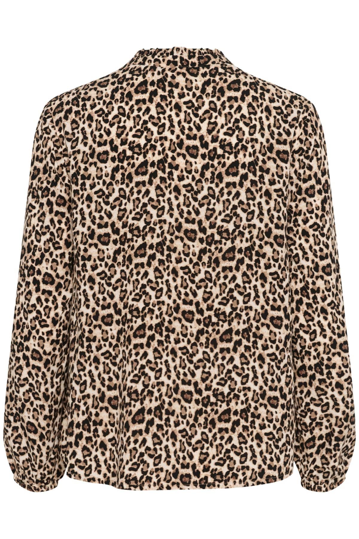 Eda Printed Blouse - Black Reg Leo - Image 6