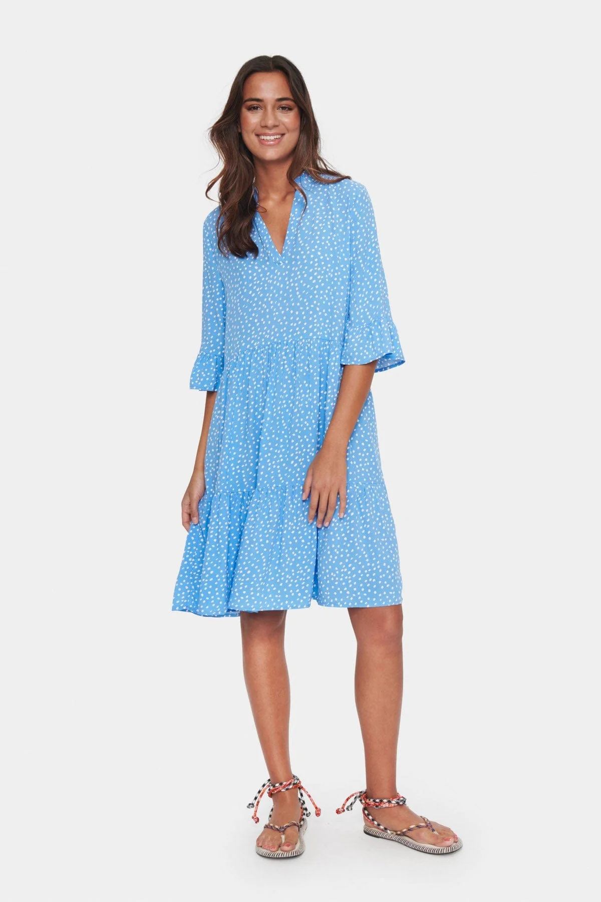 Eda Printed Dress - Ice Drea Dots - Image 2
