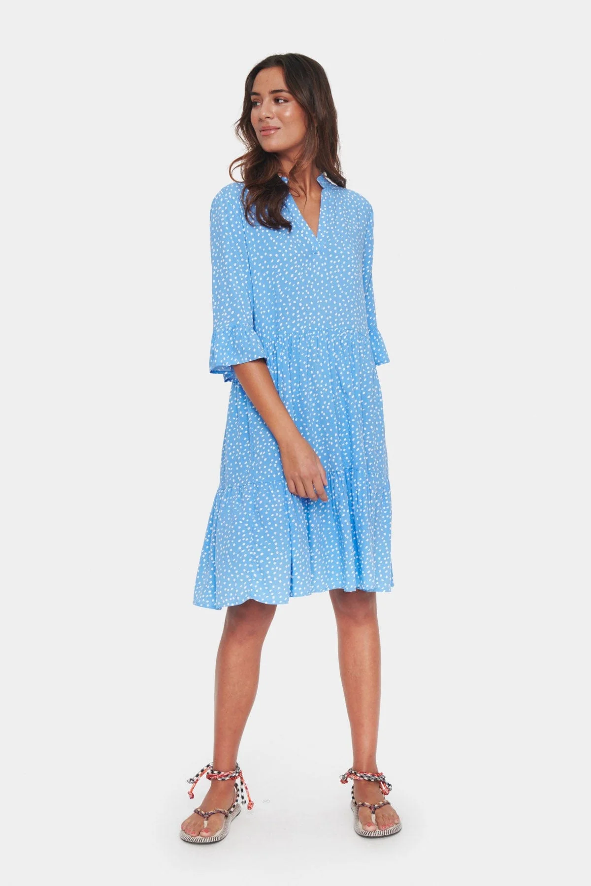 Eda Printed Dress - Ice Drea Dots - Image 4