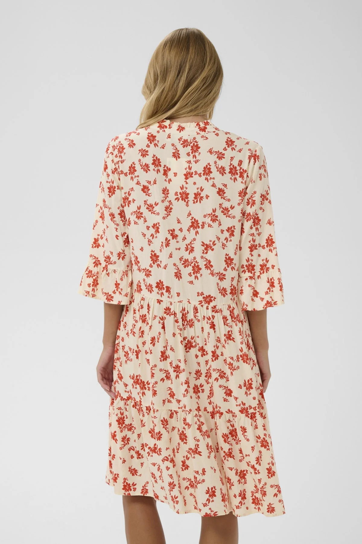 Eda Printed Dress - Seedpearl Valiant Daisy - Image 3