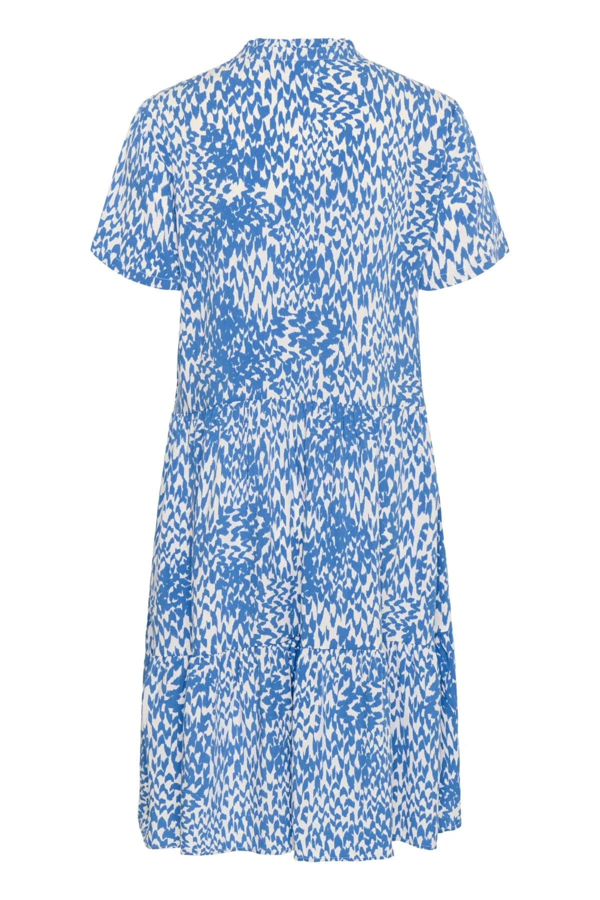 Eda Printed Short Sleeve Dress - Campanula Soft Zigzag - Image 6