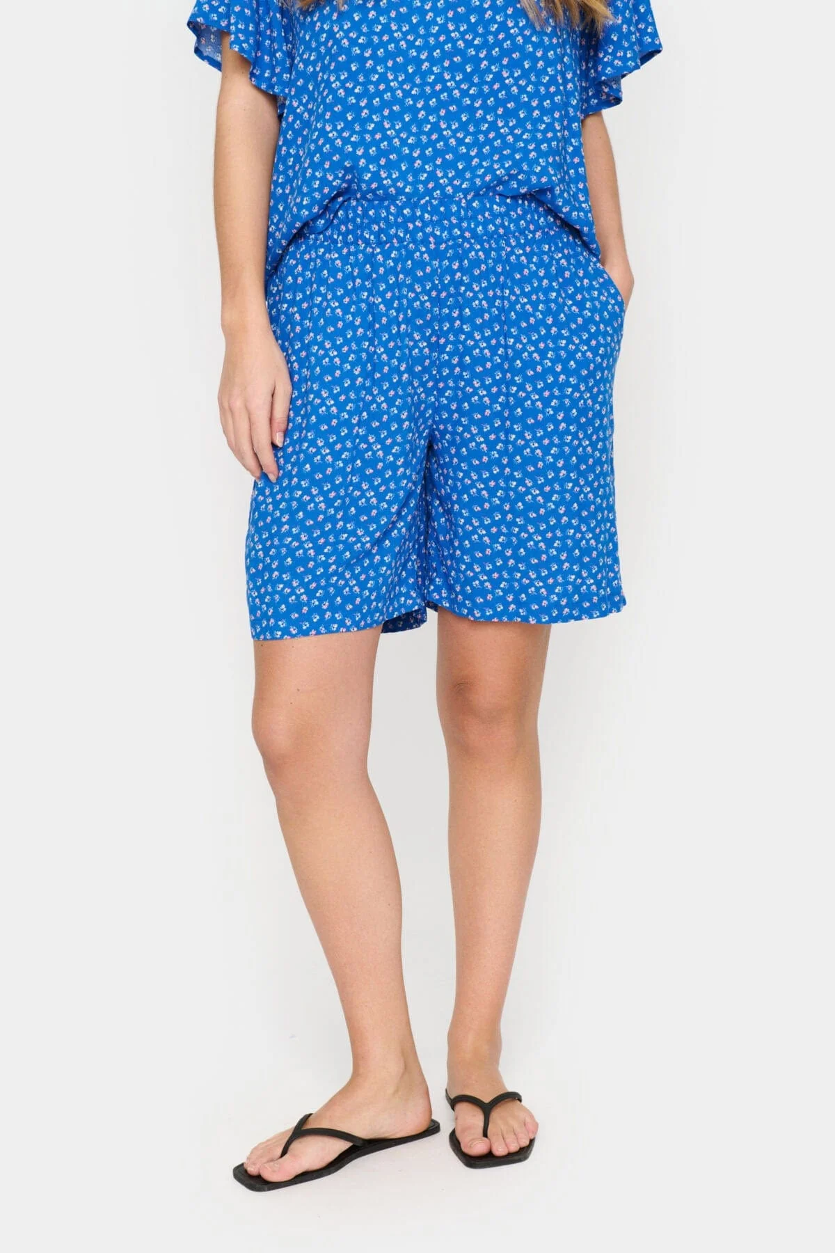 Edua Printed Shorts - Cosmos Soulful Mini - Image 4