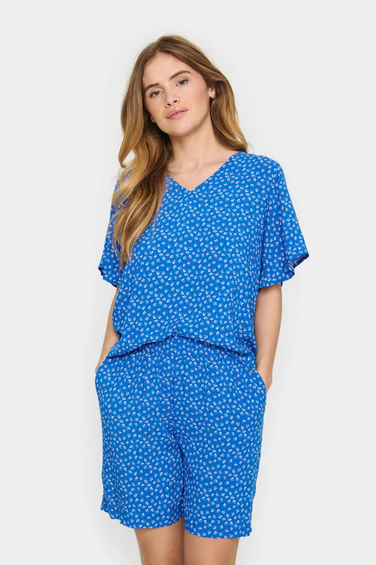 Edua Printed Top - Cosmos Soulful Mini - Image 4