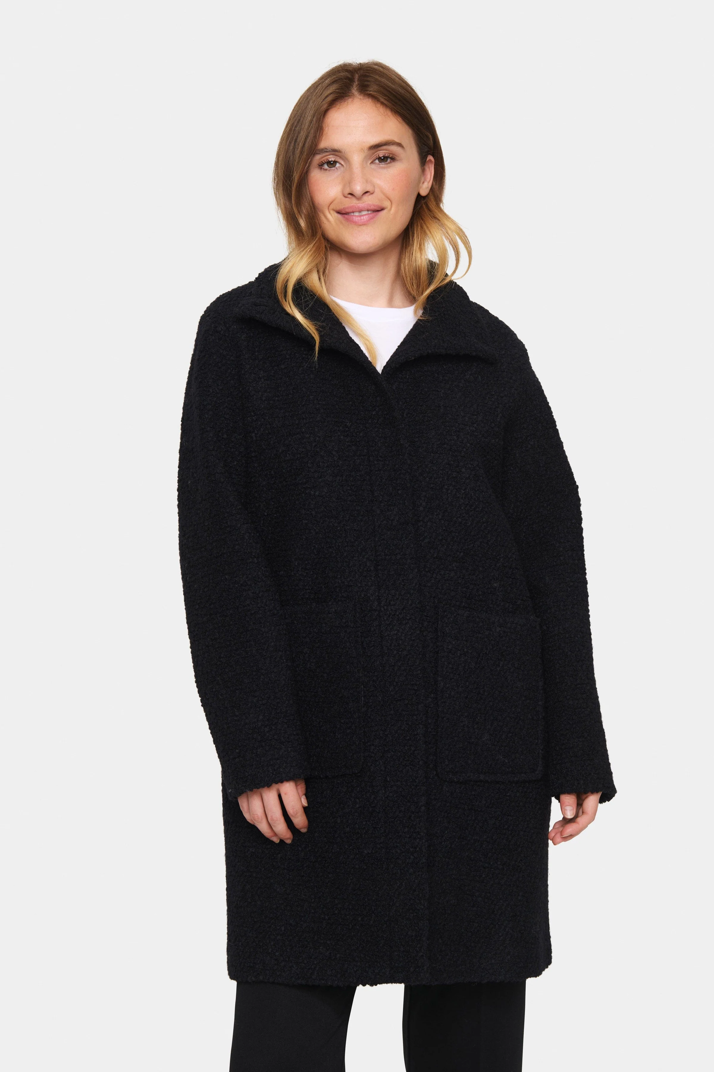 Ferddy Wool Blend Coat - Black - Image 4
