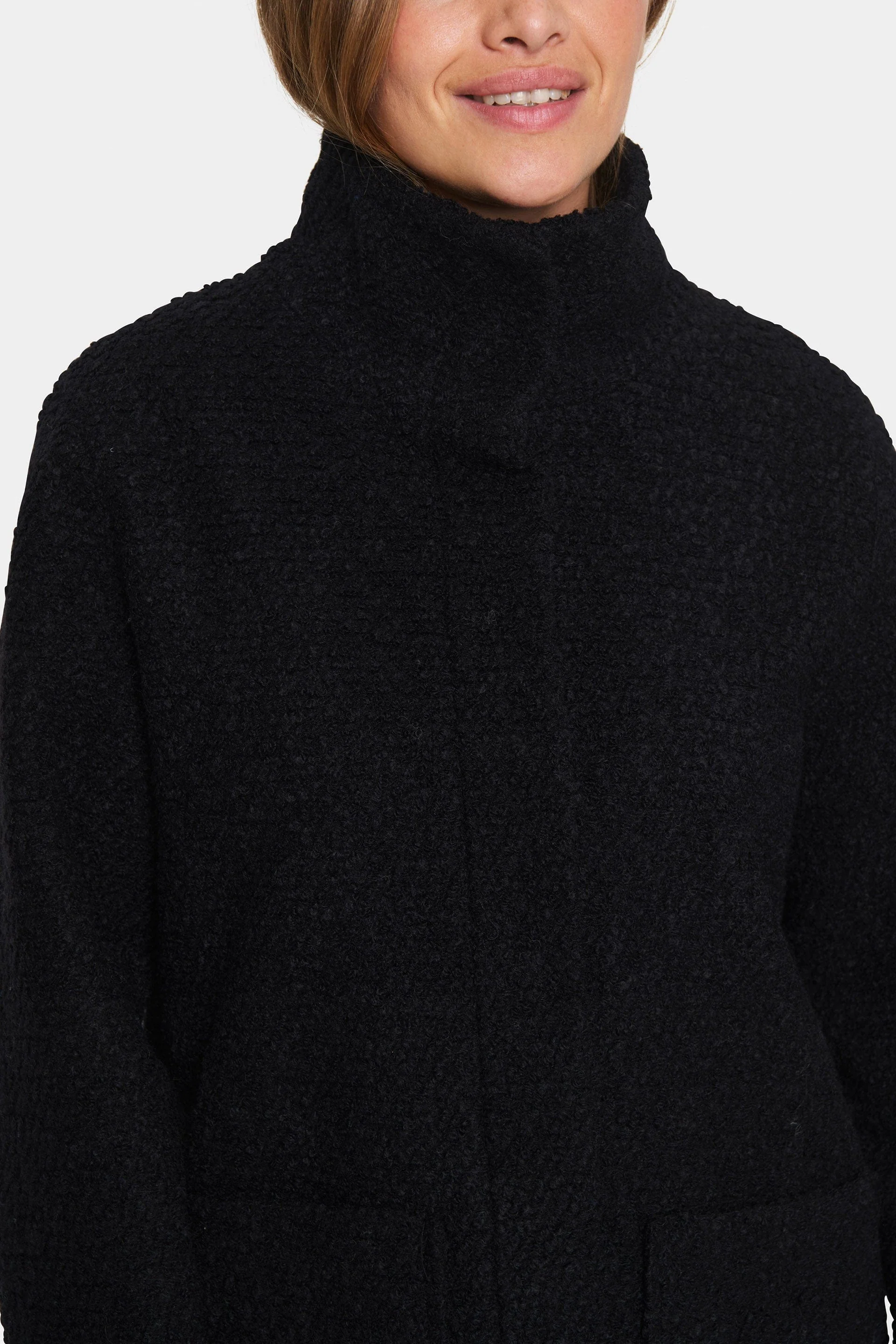 Ferddy Wool Blend Coat - Black - Image 6