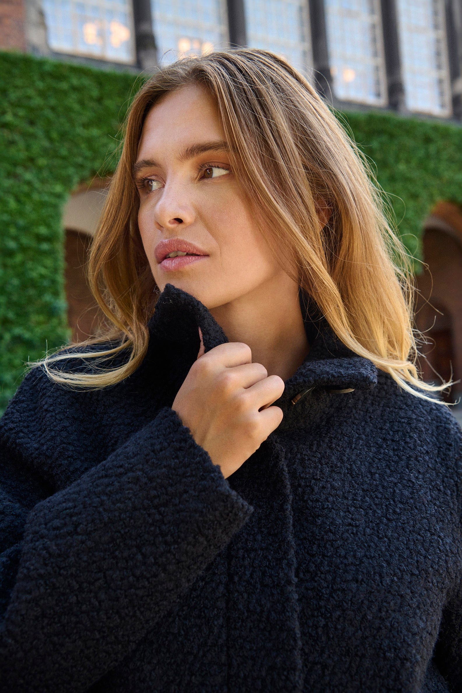 Ferddy Wool Blend Coat - Black - Image 8