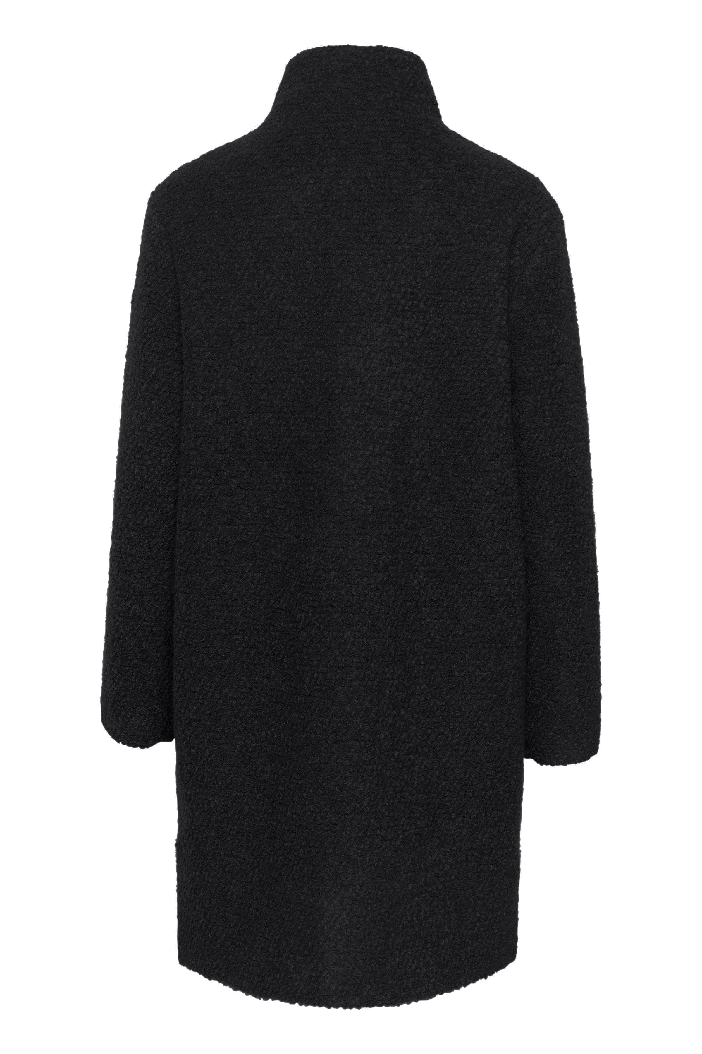 Ferddy Wool Blend Coat - Black - Image 9