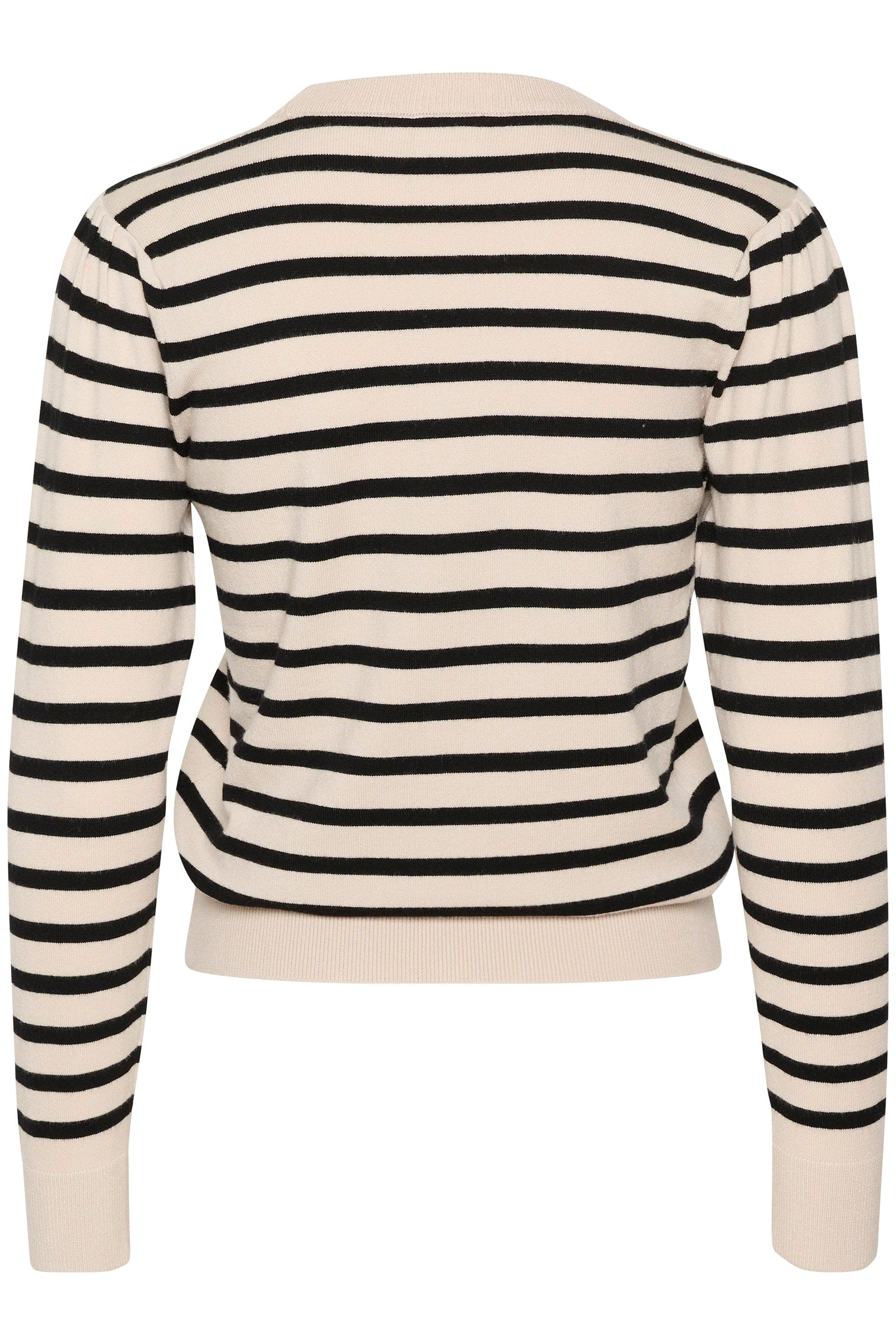 Fikam Stripe Long Sleeve Jumper - Black - Image 7