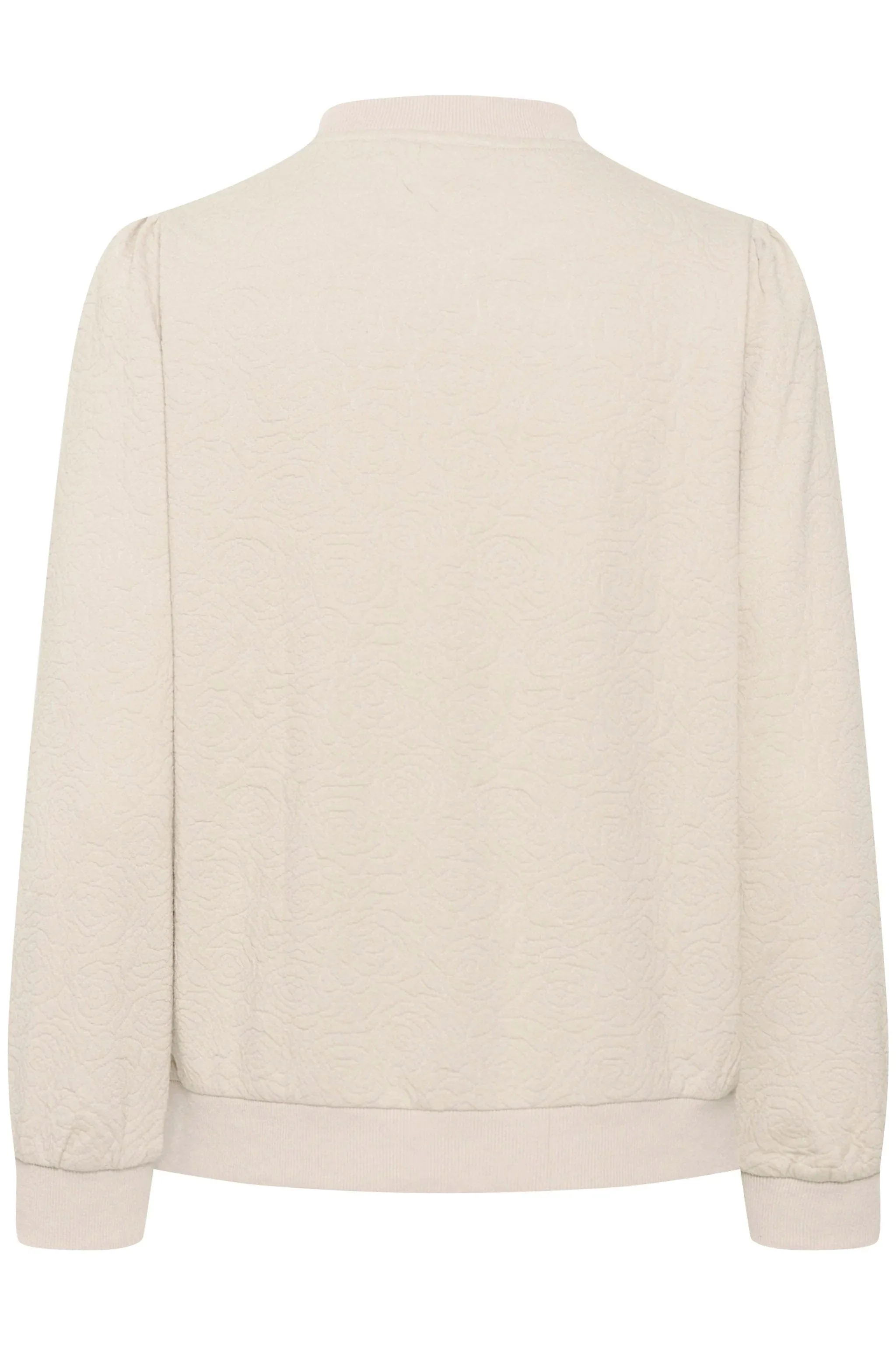 Gandy Self Patterned Sweatshirt - Gray Morn - Image 6