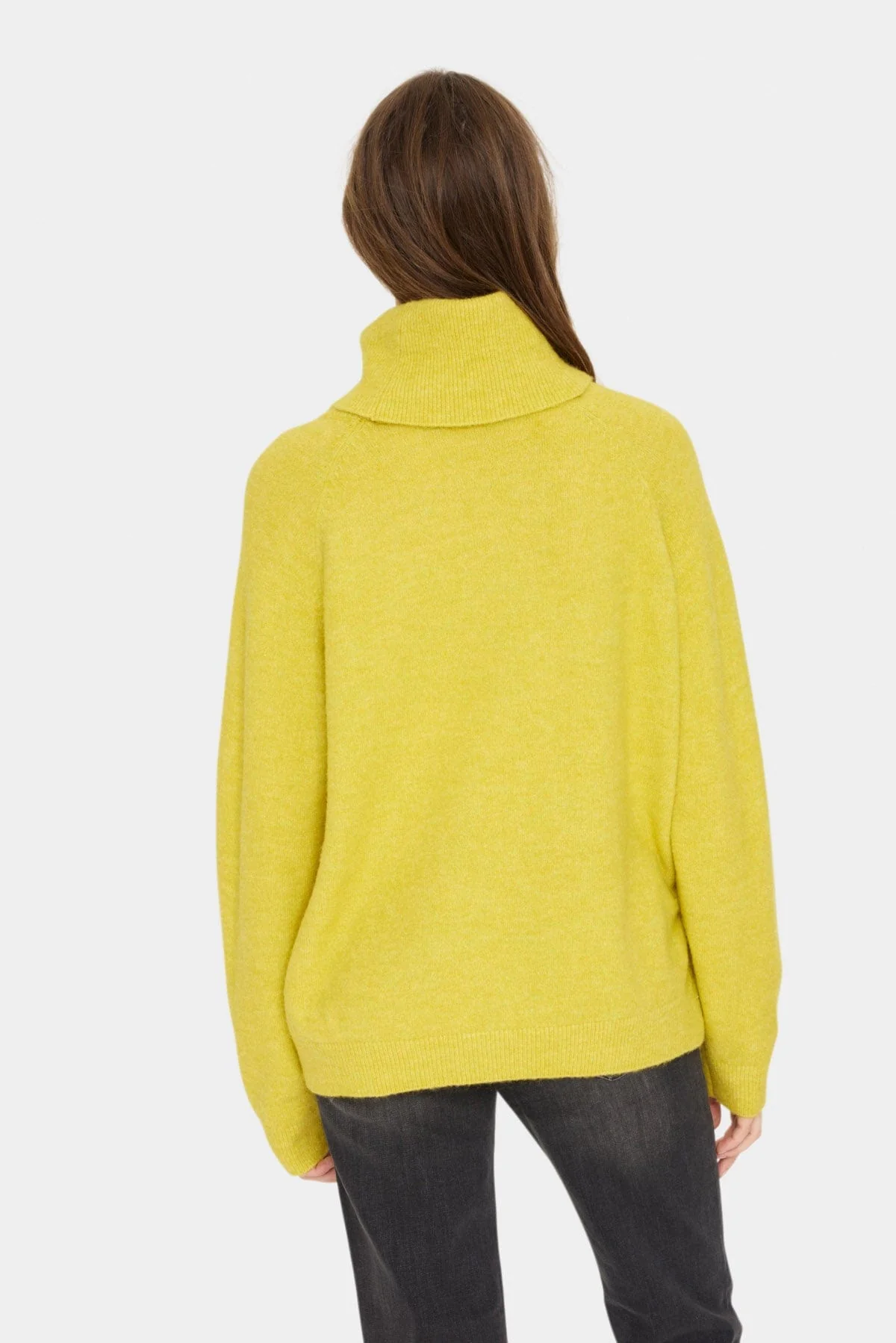 Garbie Rollneck Jumper - Celery - Image 3