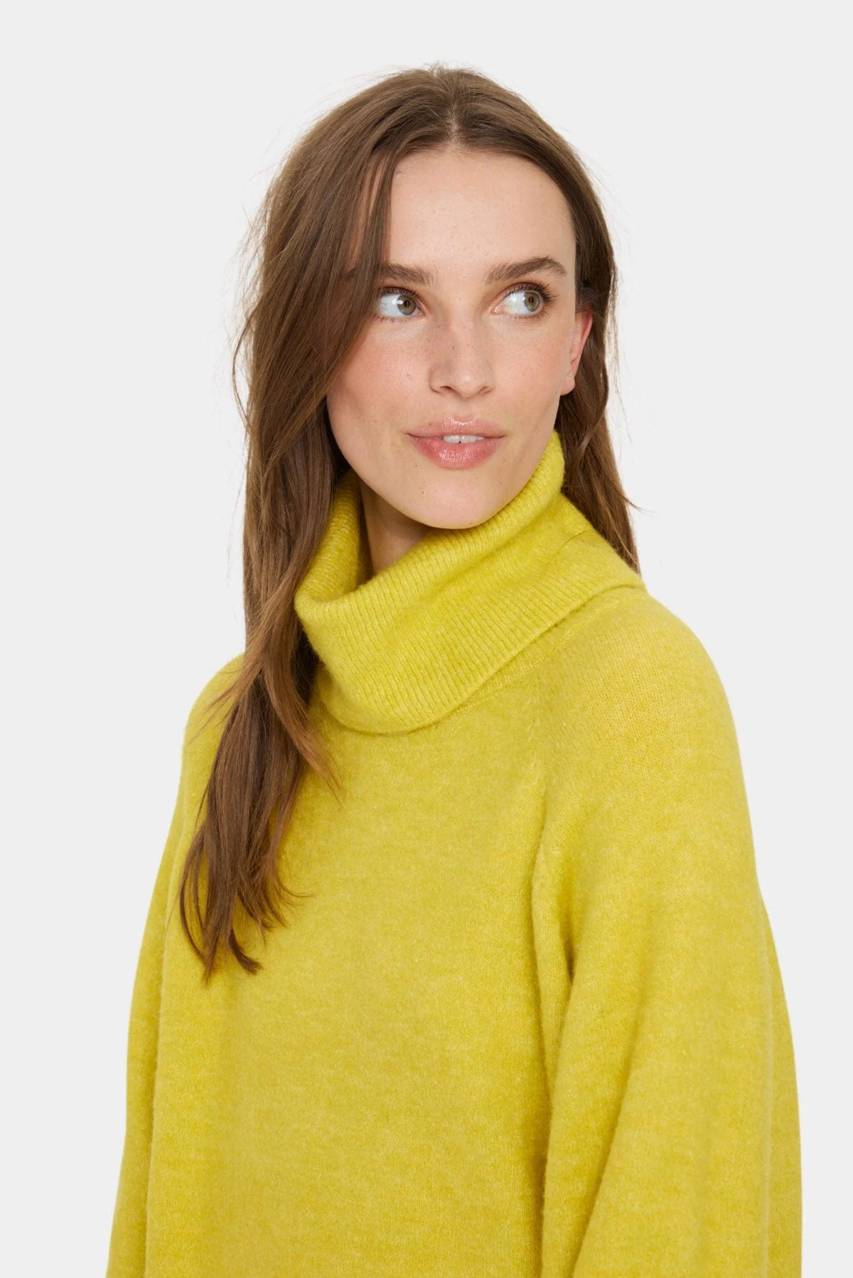 Garbie Rollneck Jumper - Celery - Image 5
