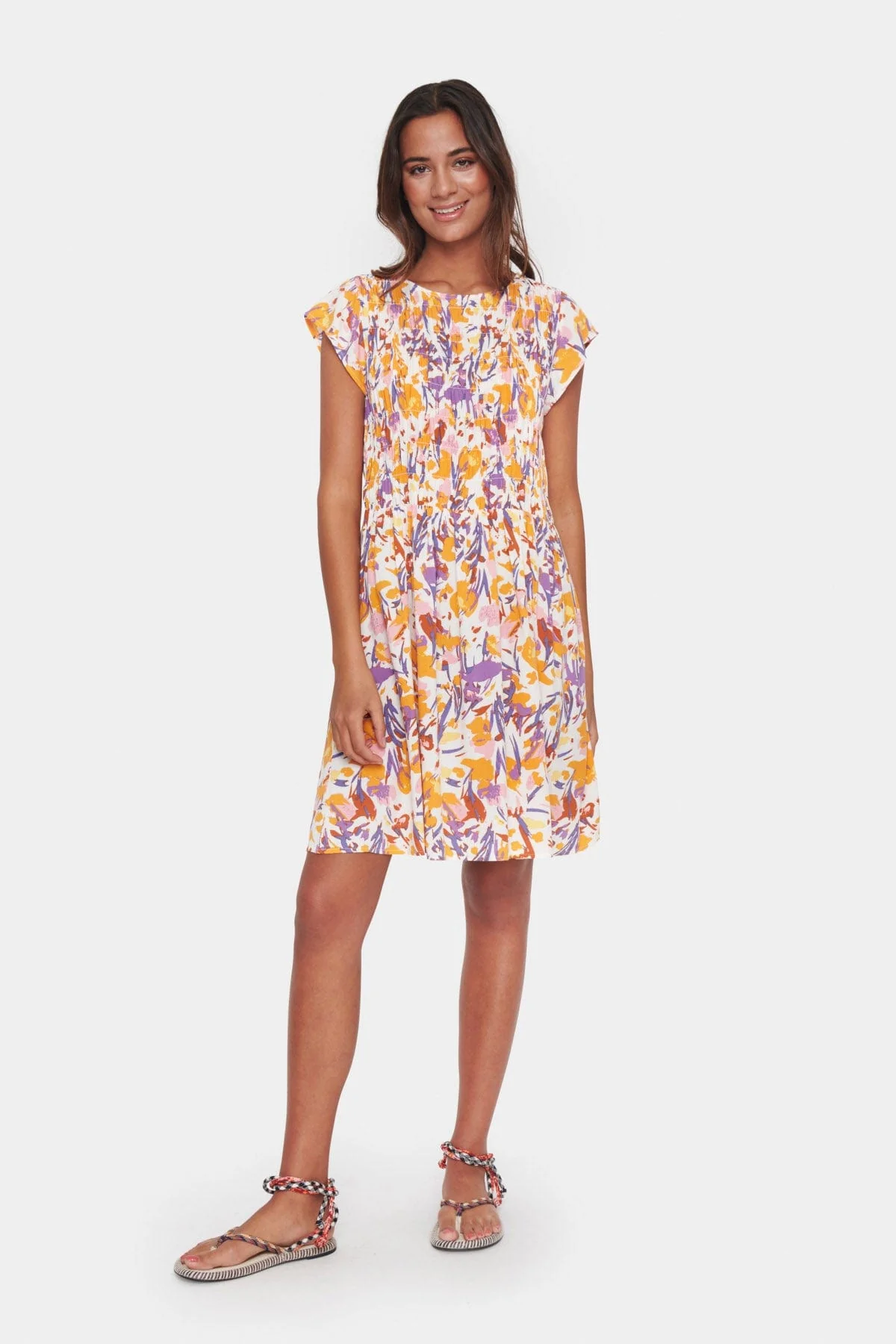Gisla Mini Dress - Ice Flower Art - Image 2