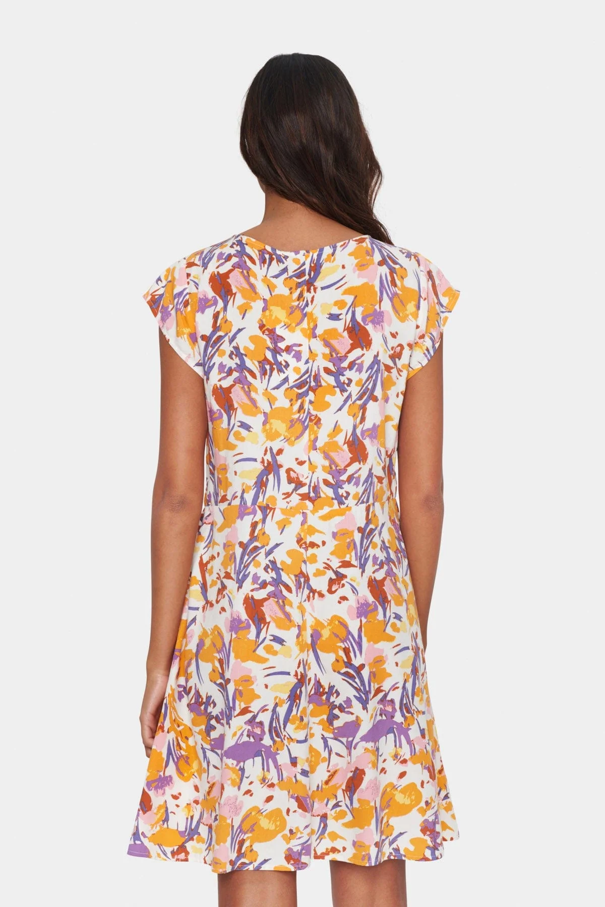 Gisla Mini Dress - Ice Flower Art - Image 6