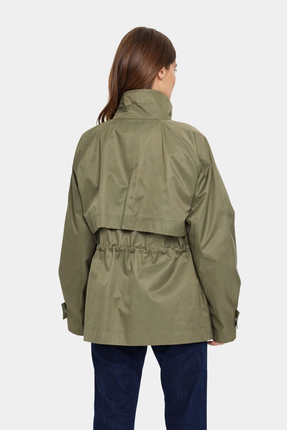 Idris Cotton Blend Utility Jacket - Musk - Image 4