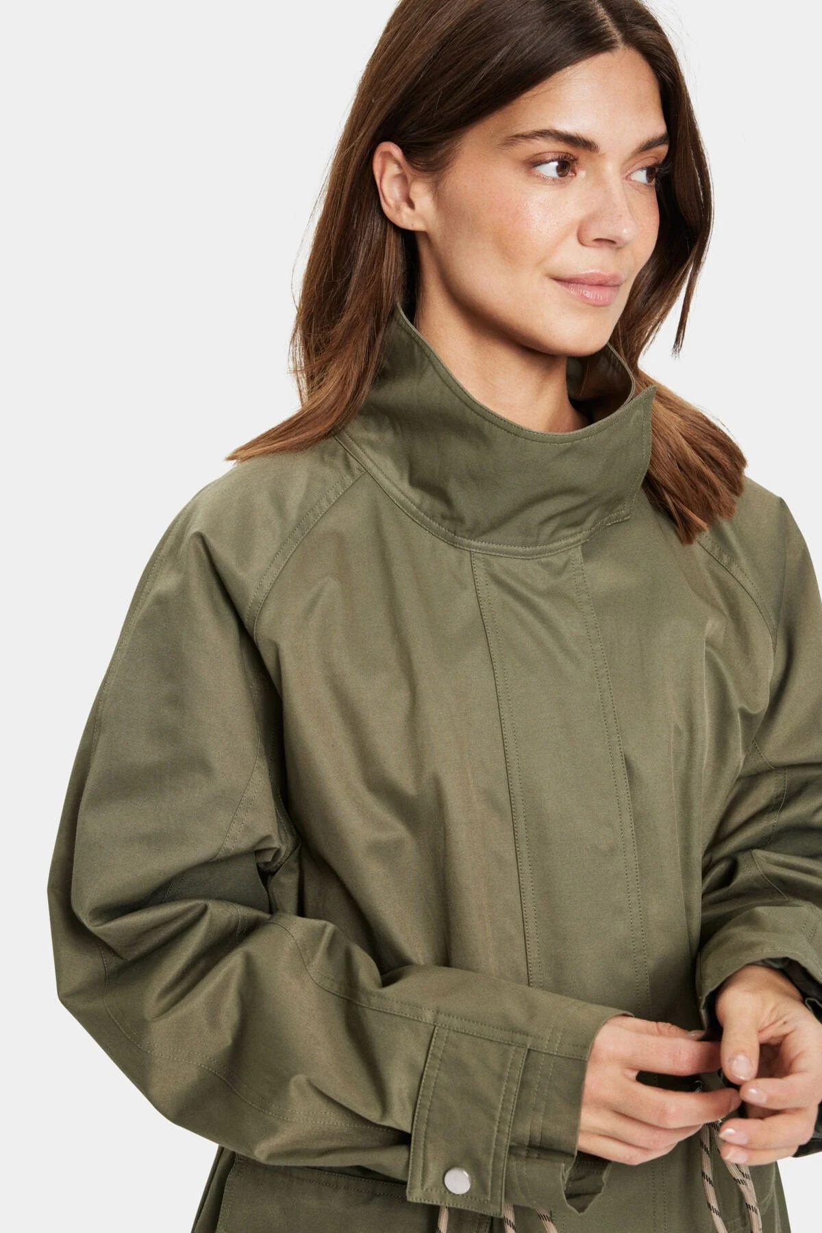 Idris Cotton Blend Utility Jacket - Musk - Image 5