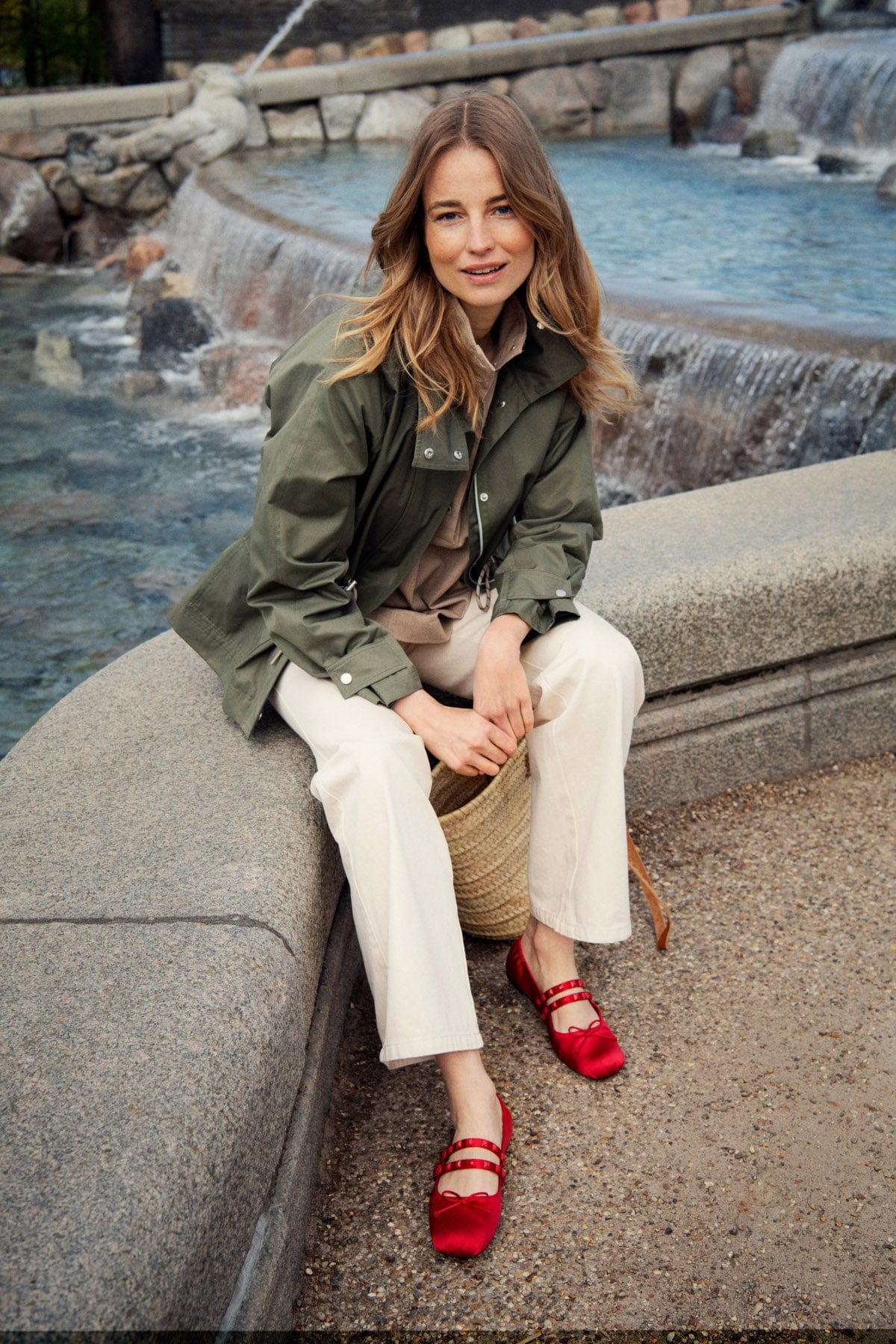 Idris Cotton Blend Utility Jacket - Musk - Image 7