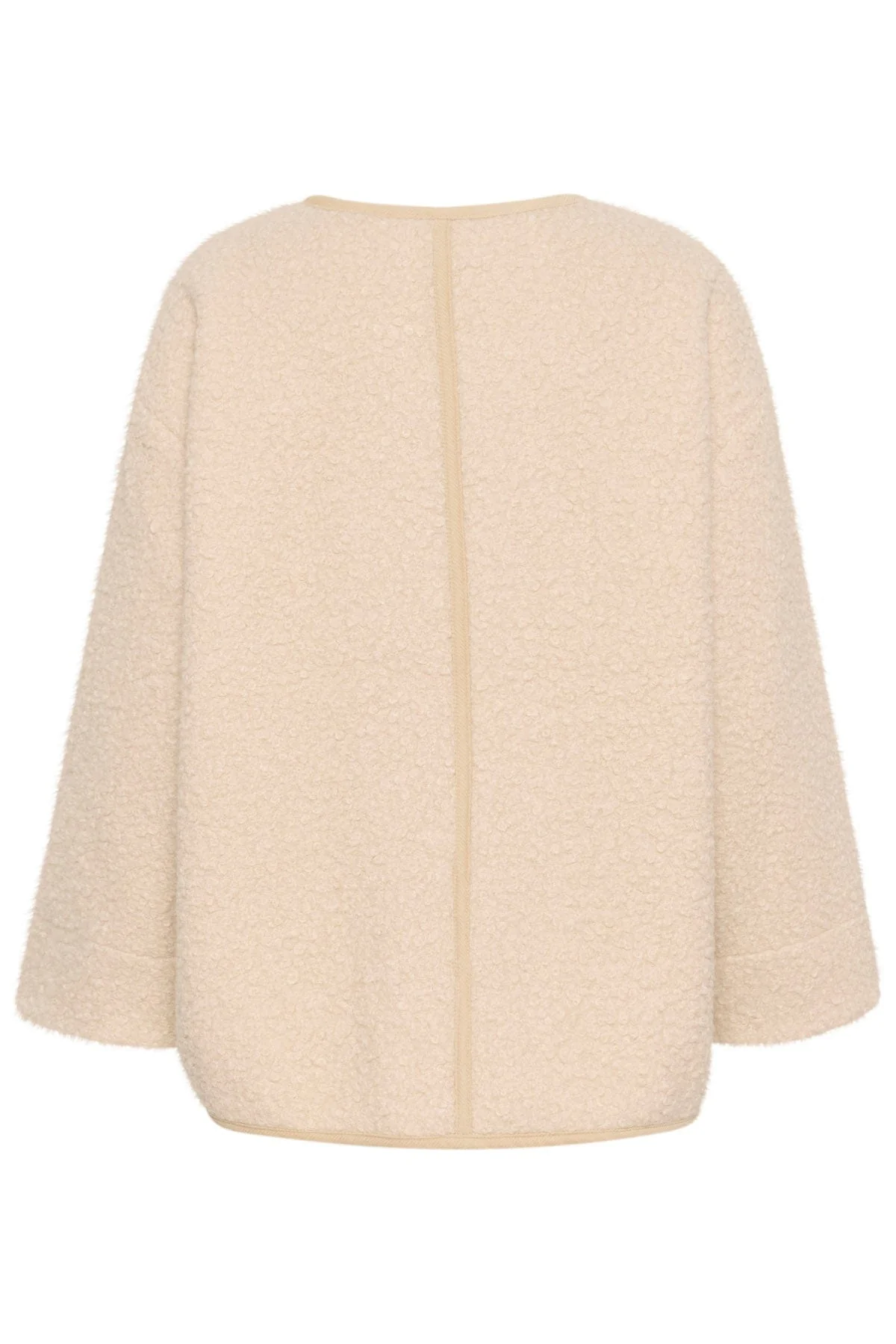 Inley Boucle Style Jacket - Feather Gray - Image 6