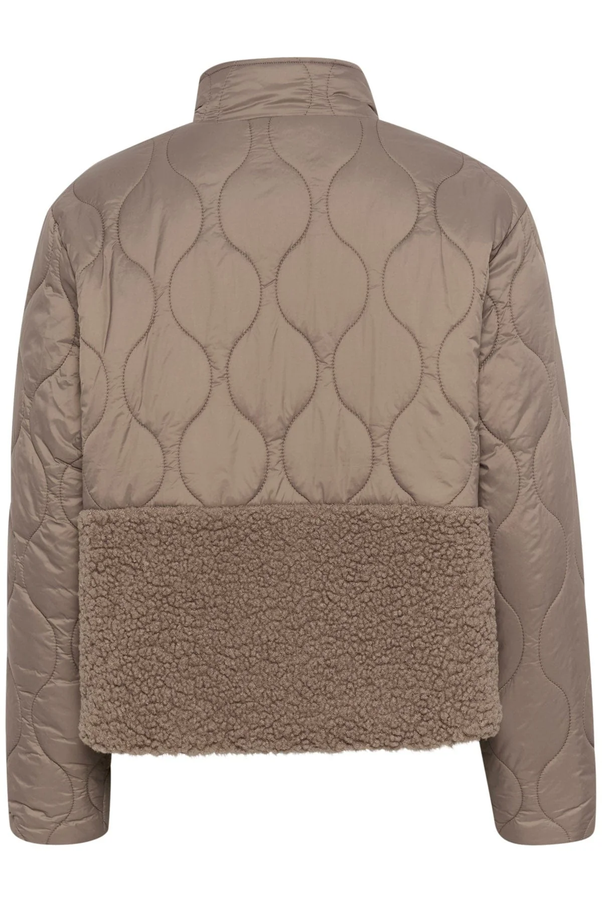Isodora Quilted Teddy Jacket - Cinder - Image 6