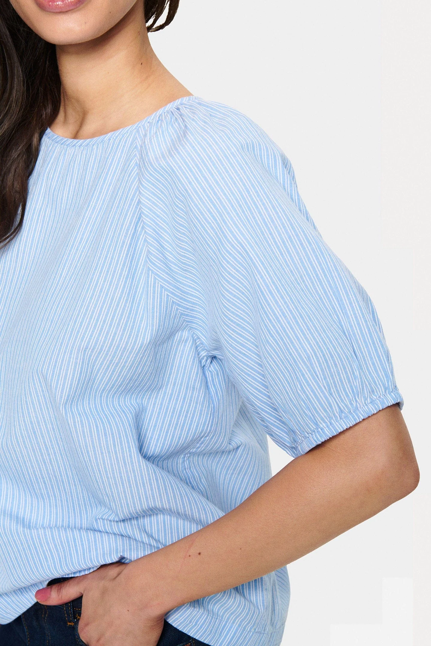 Josefia Top - Airy Blue Ice Stripe - Image 4