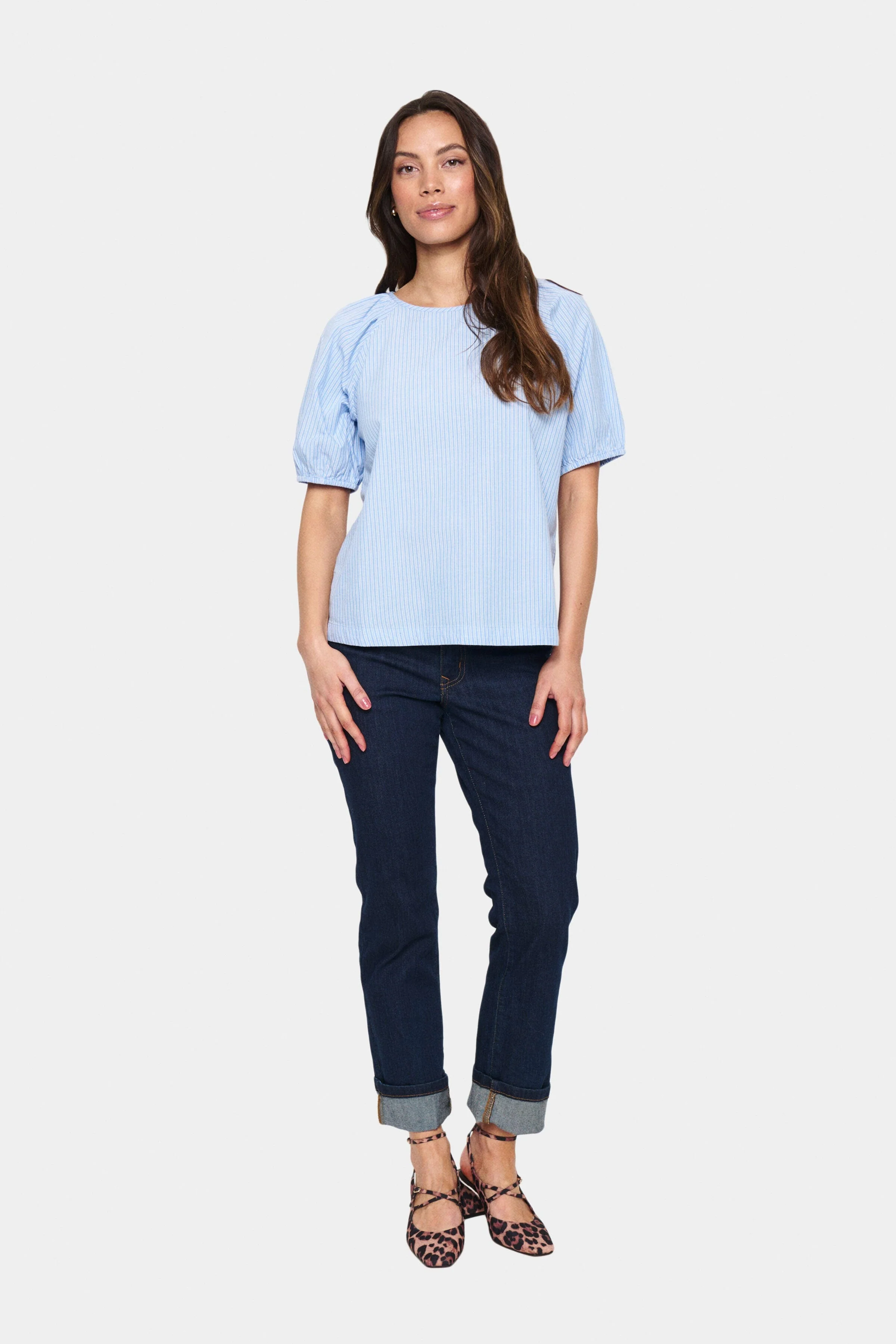 Josefia Top - Airy Blue Ice Stripe - Image 5