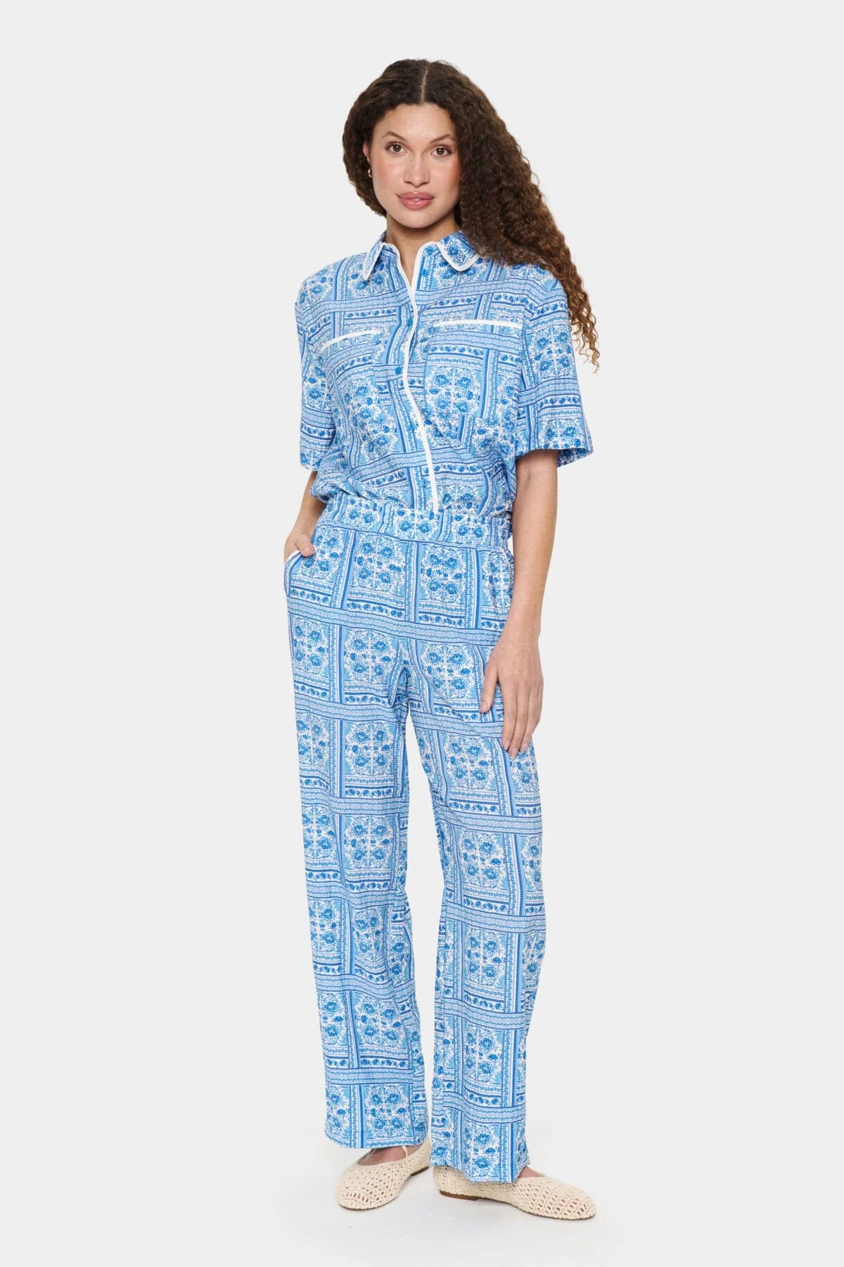 Kaisa Pants - Campanula Paisley Squares - Image 5