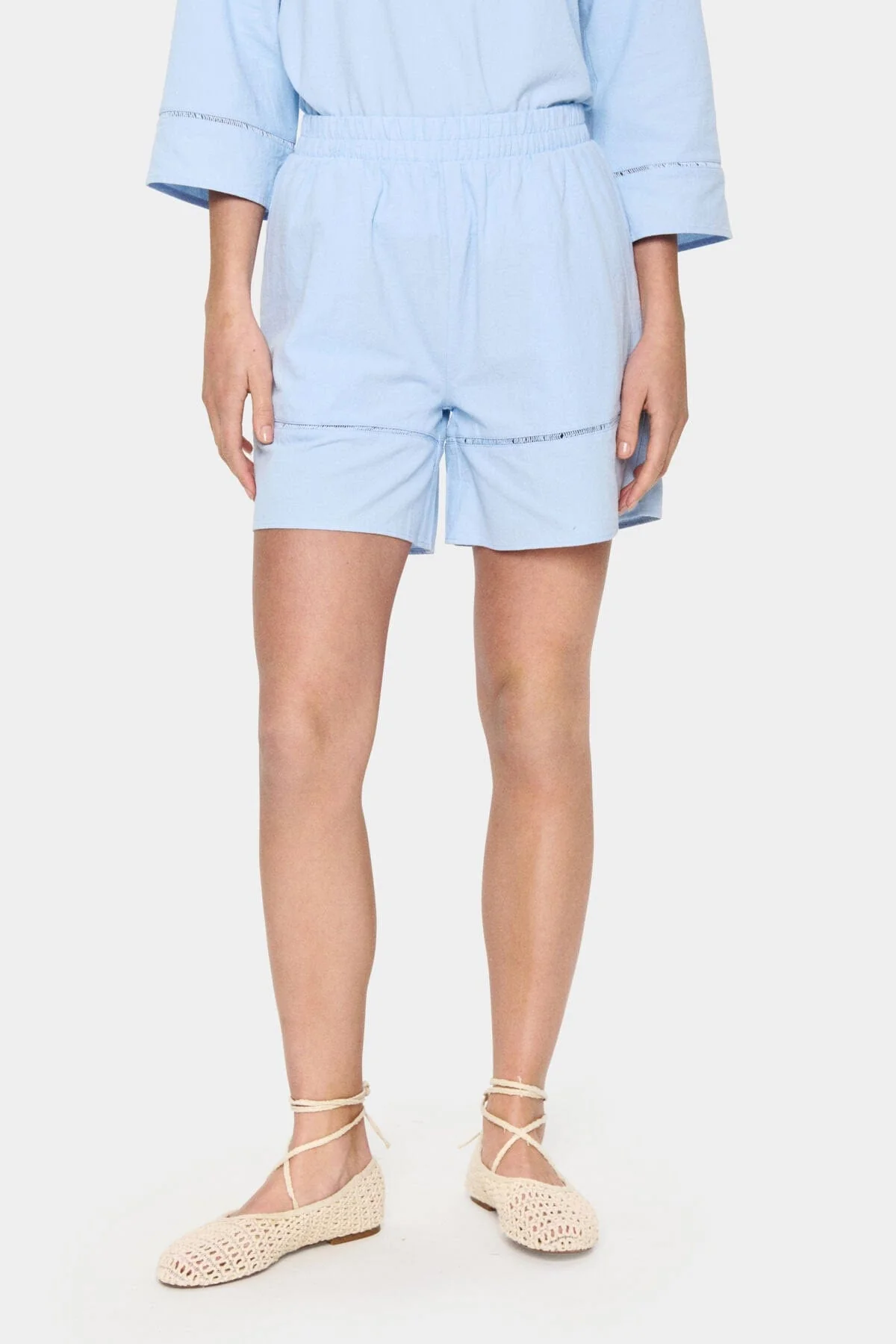 Kalinda Shorts - Chambray Blue - Image 3