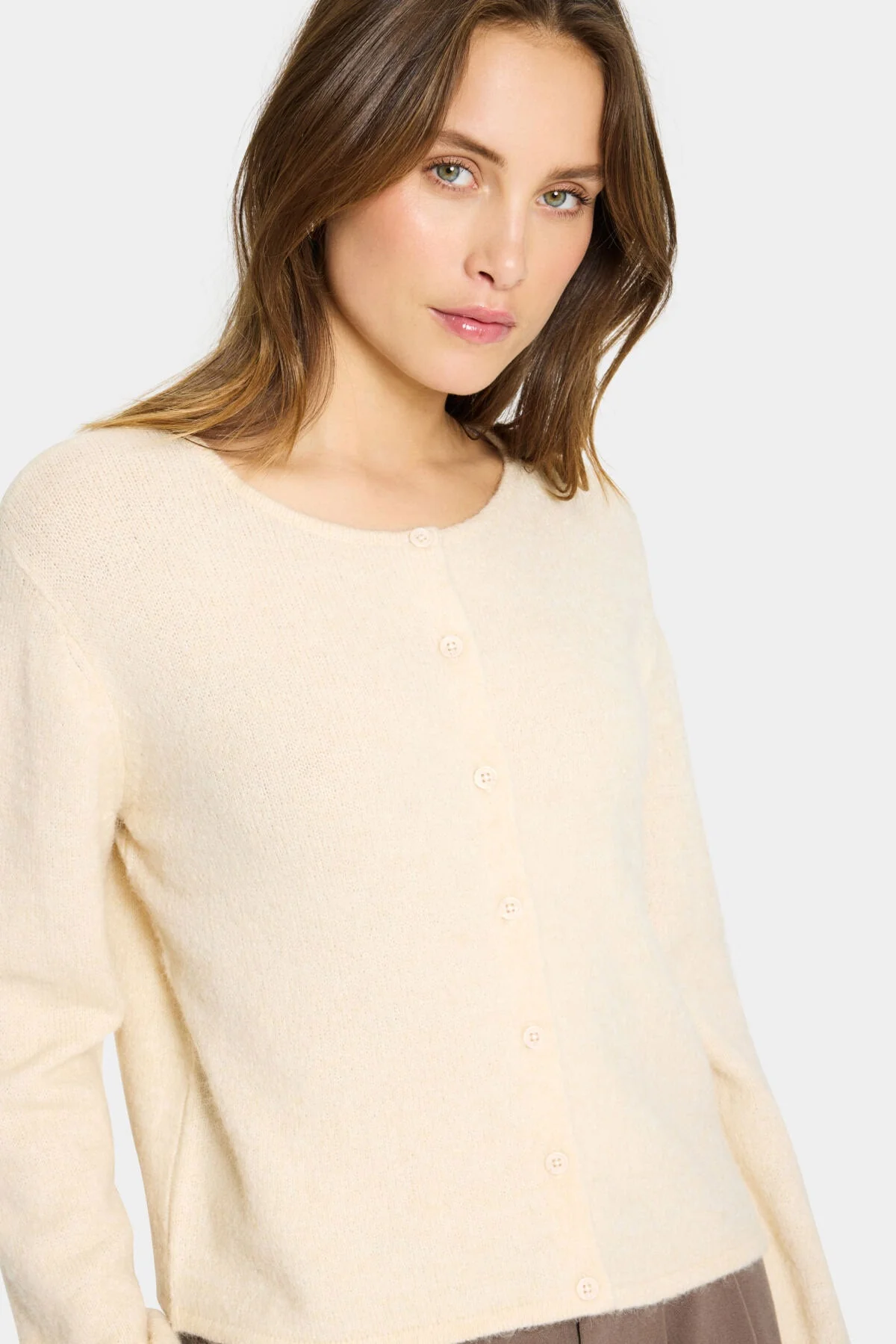 Larna Cardigan - Fog - Image 2
