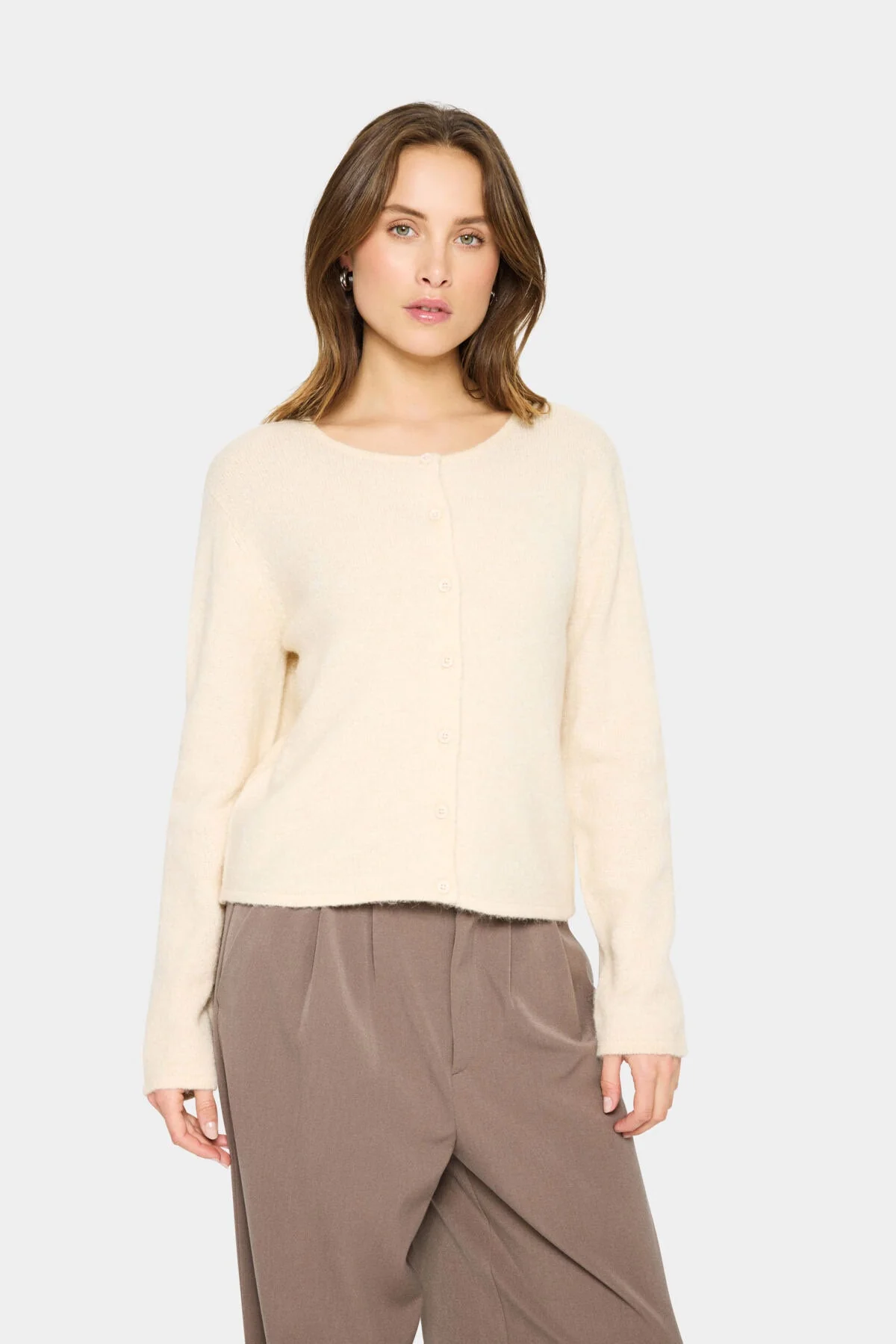 Larna Cardigan - Fog - Image 3