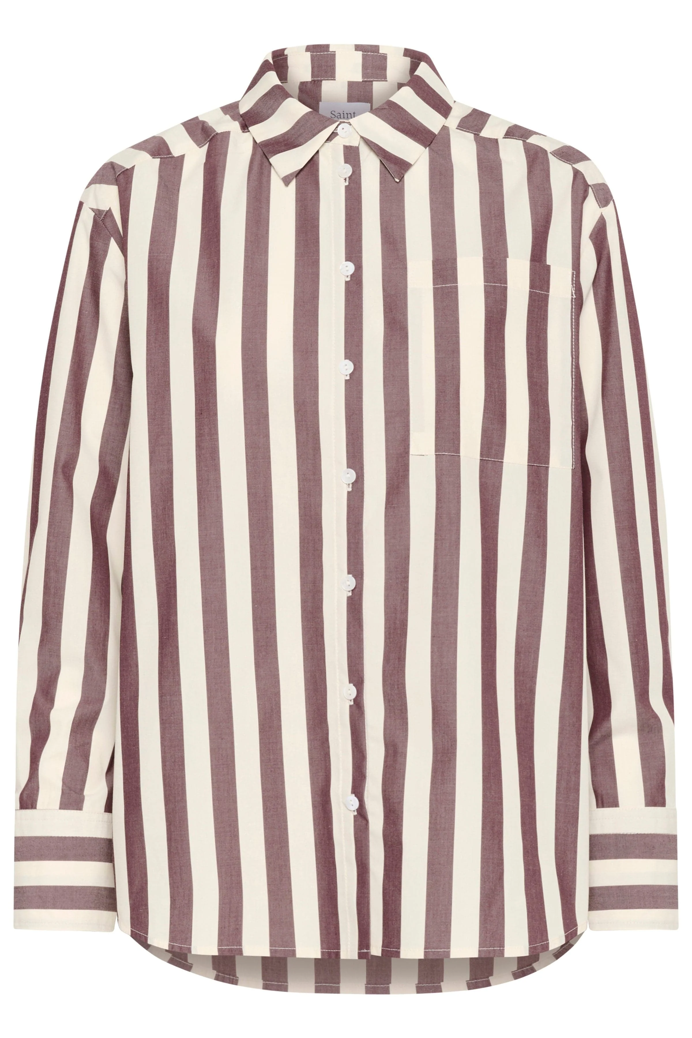 Lieke Stripe Shirt - Decadent Chocolate Ice Stripe