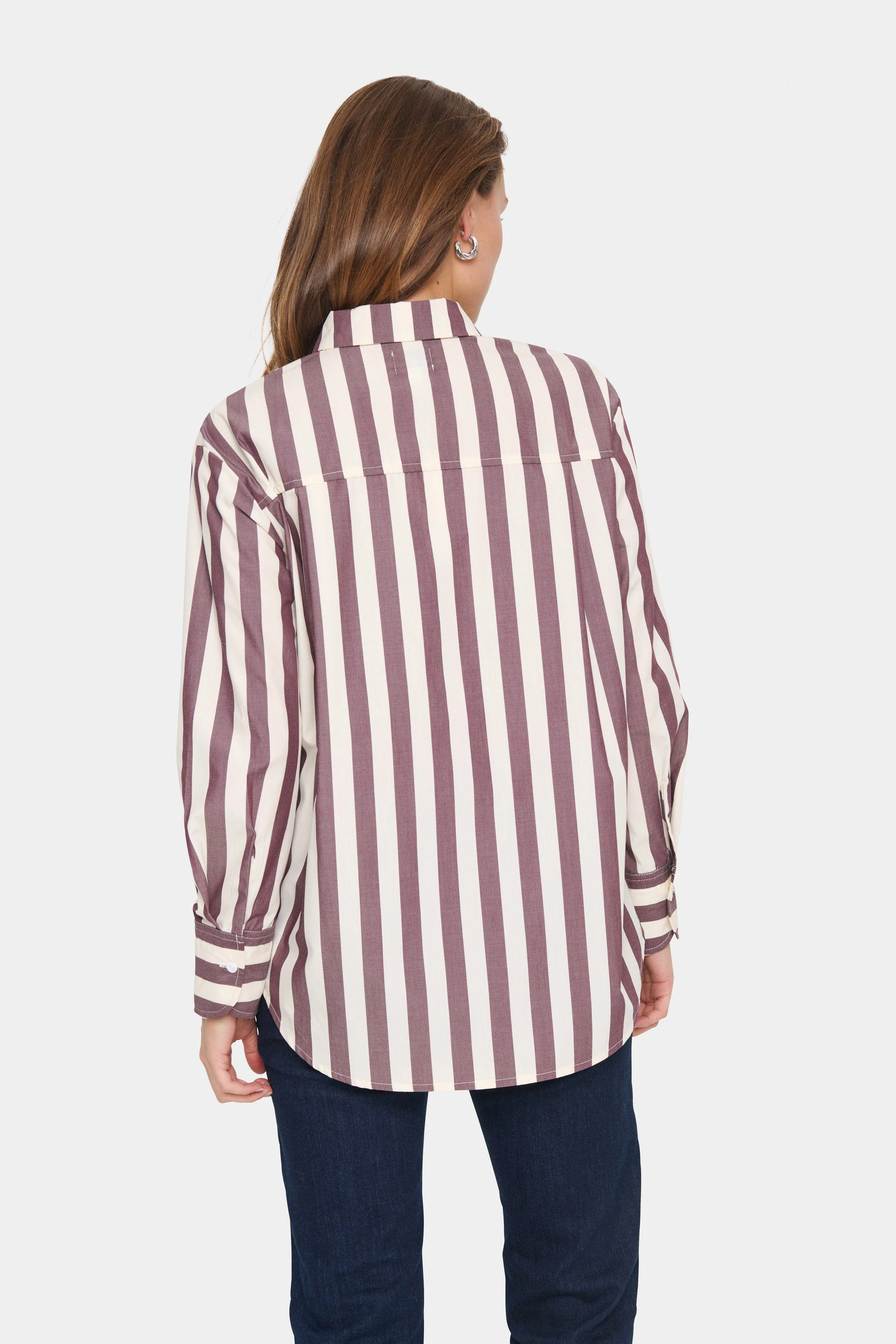 Lieke Stripe Shirt - Decadent Chocolate Ice Stripe - Image 7