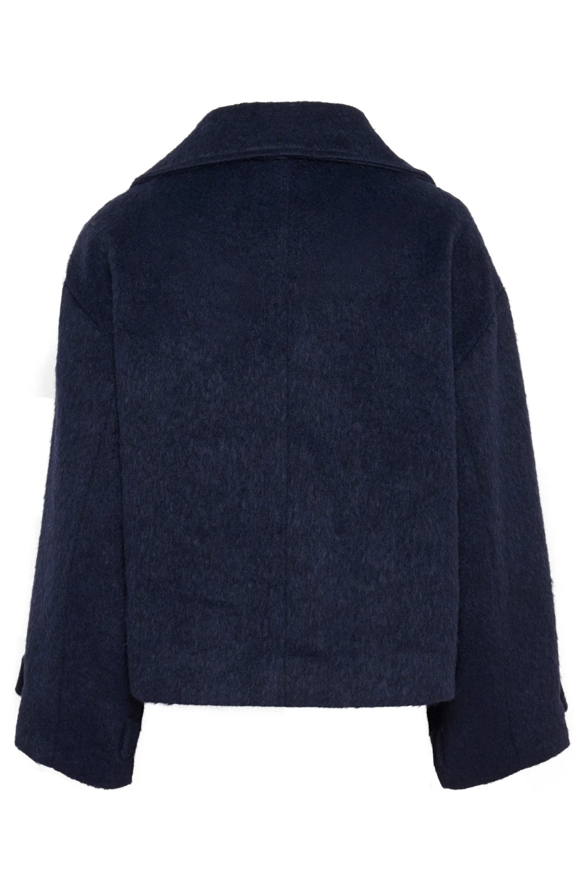 Lira Wool Blend Short Coat - Night Sky - Image 7