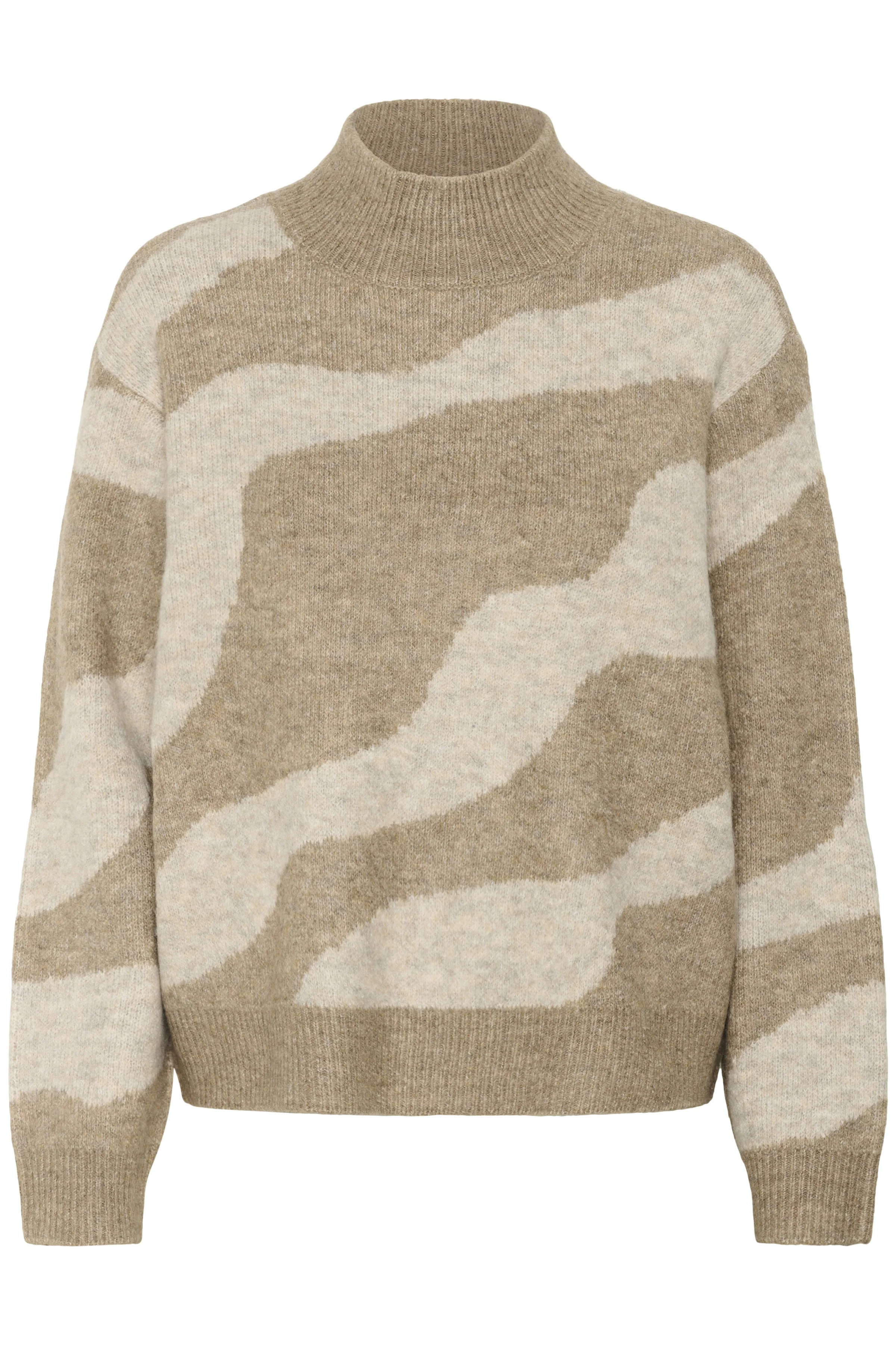 Mallie Patterned Jumper - Tiger's Eye
